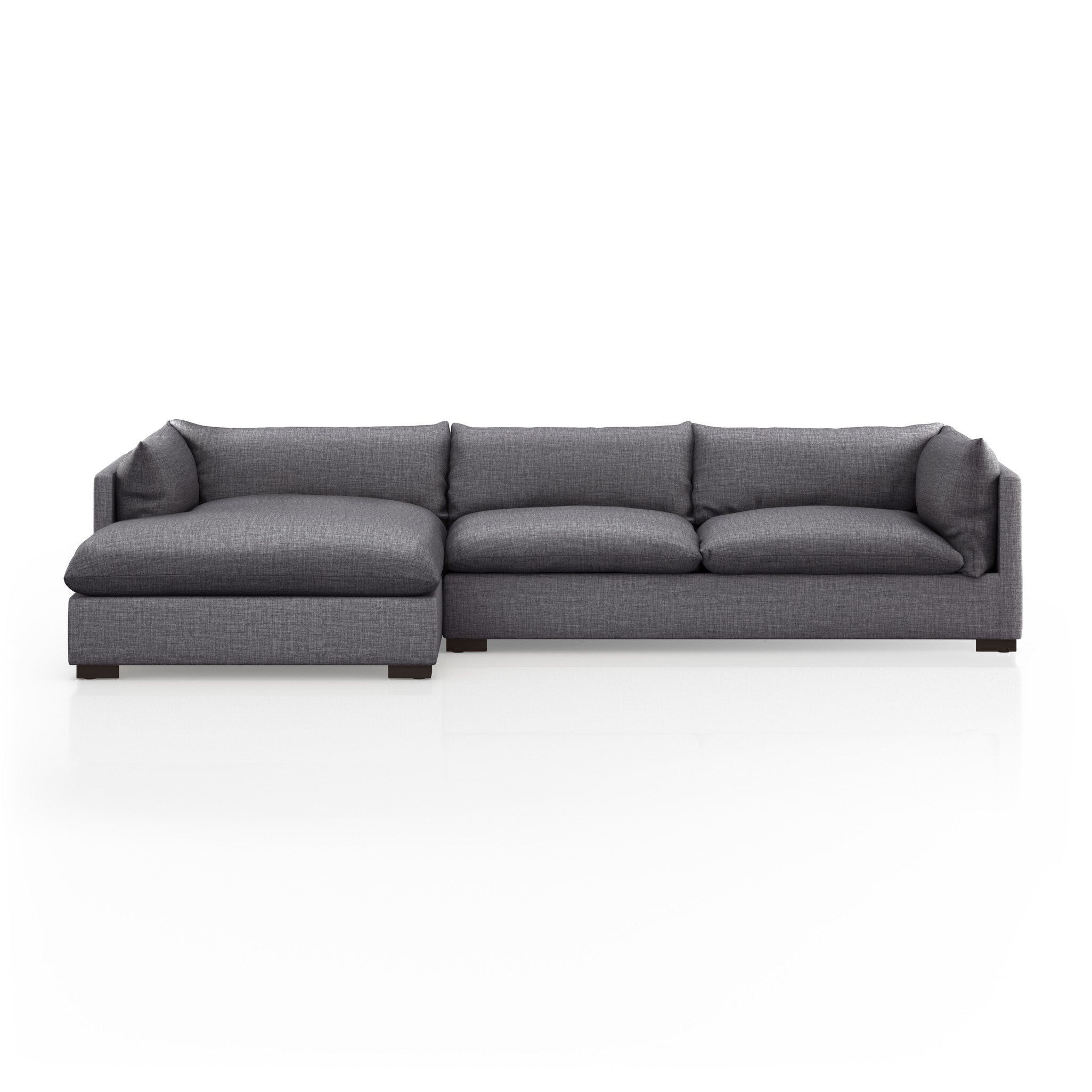 Four Hands Furniture Westwood 2pc Laf Sectional-131-Charcoal 231331-003