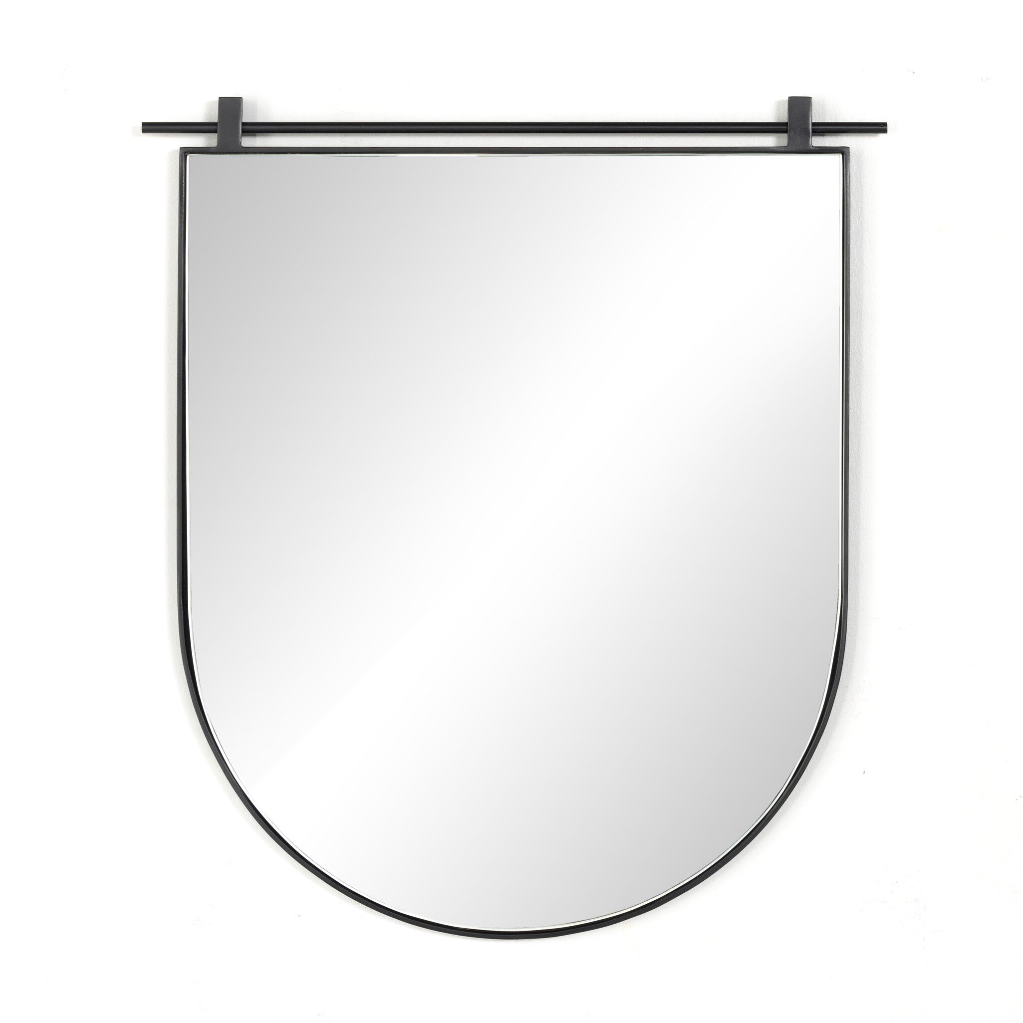 Four Hands Furniture Chico Small Arch Mirror-Antiqued Iron 231713-001