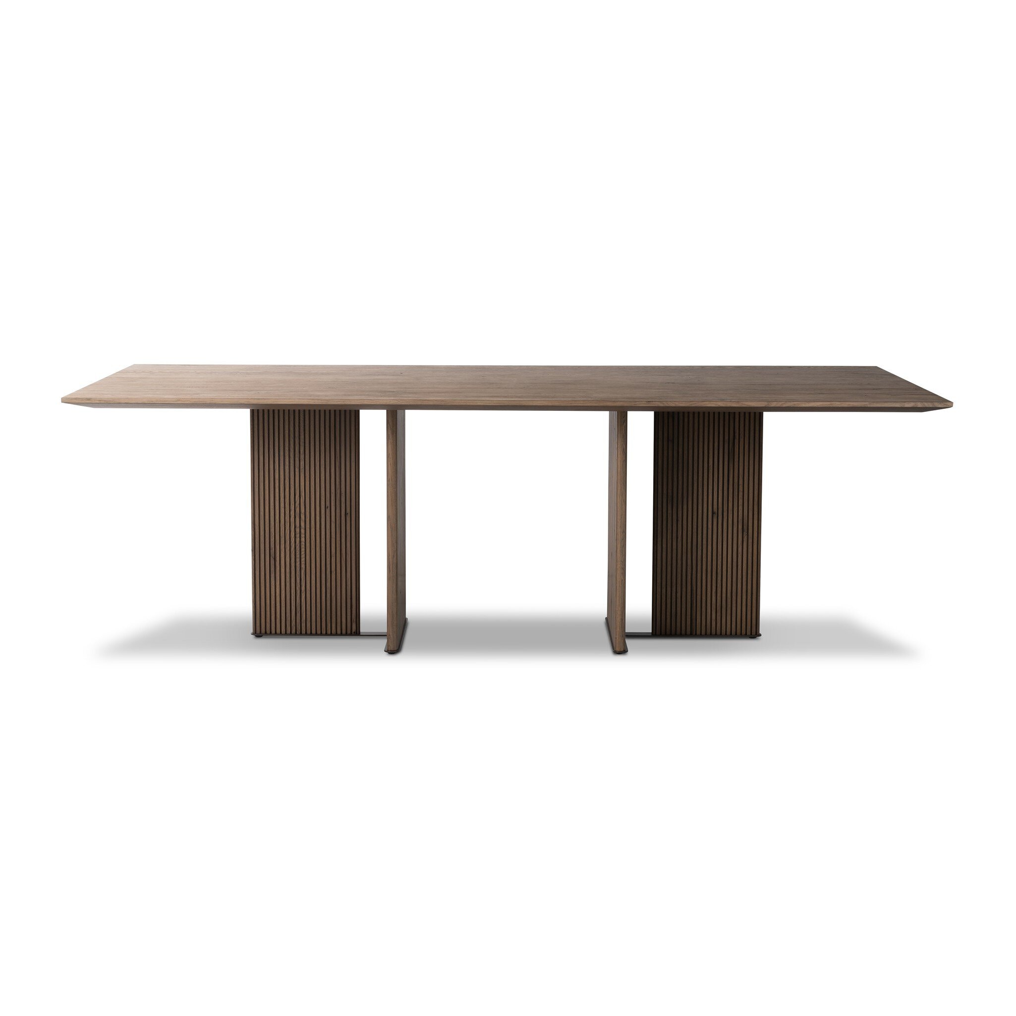 Four Hands Furniture Leo Dining Table - Rustic Grey Veneer 231848-002