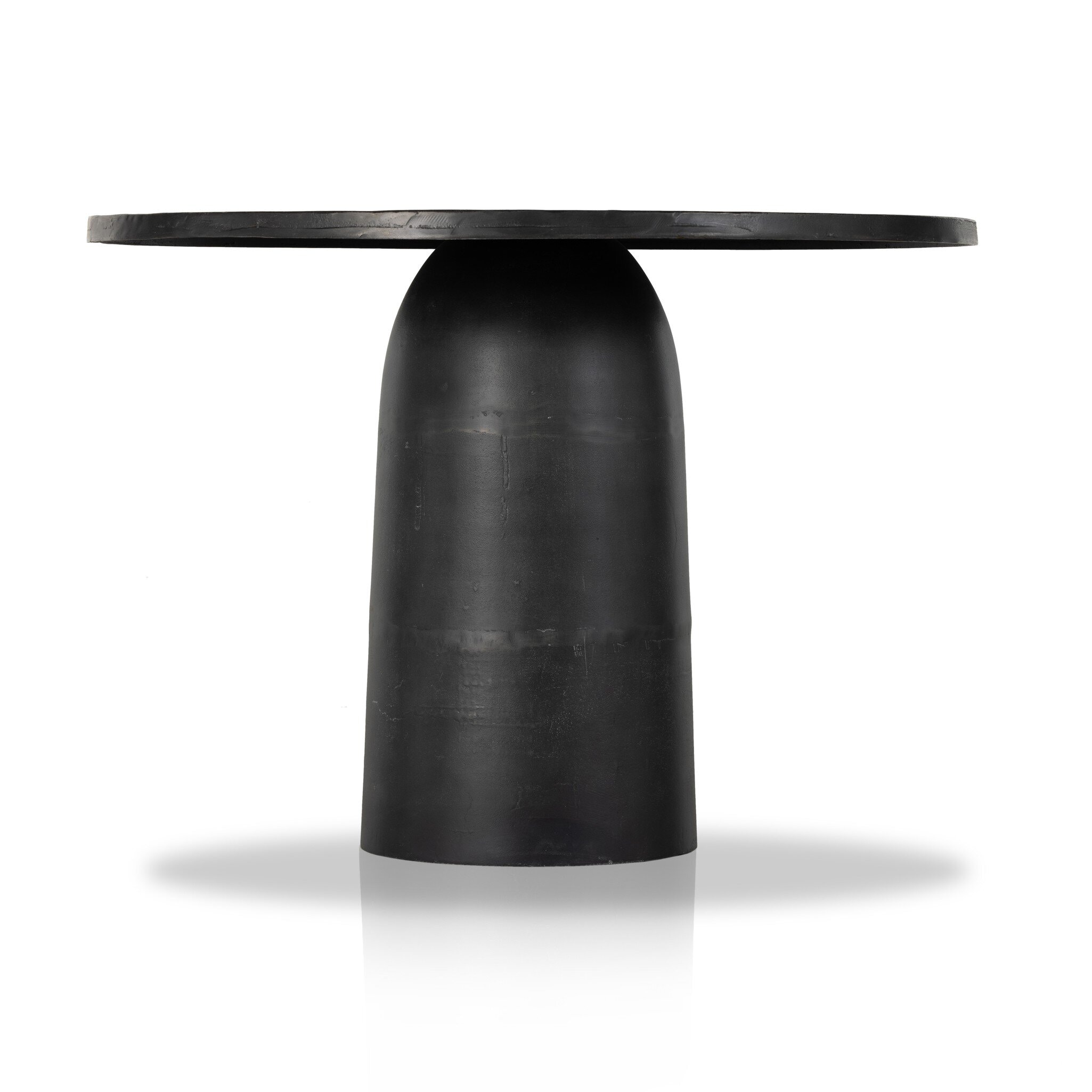 Four Hands Furniture Basil Outdoor Dining Table-42-Aged Grey 232410-001