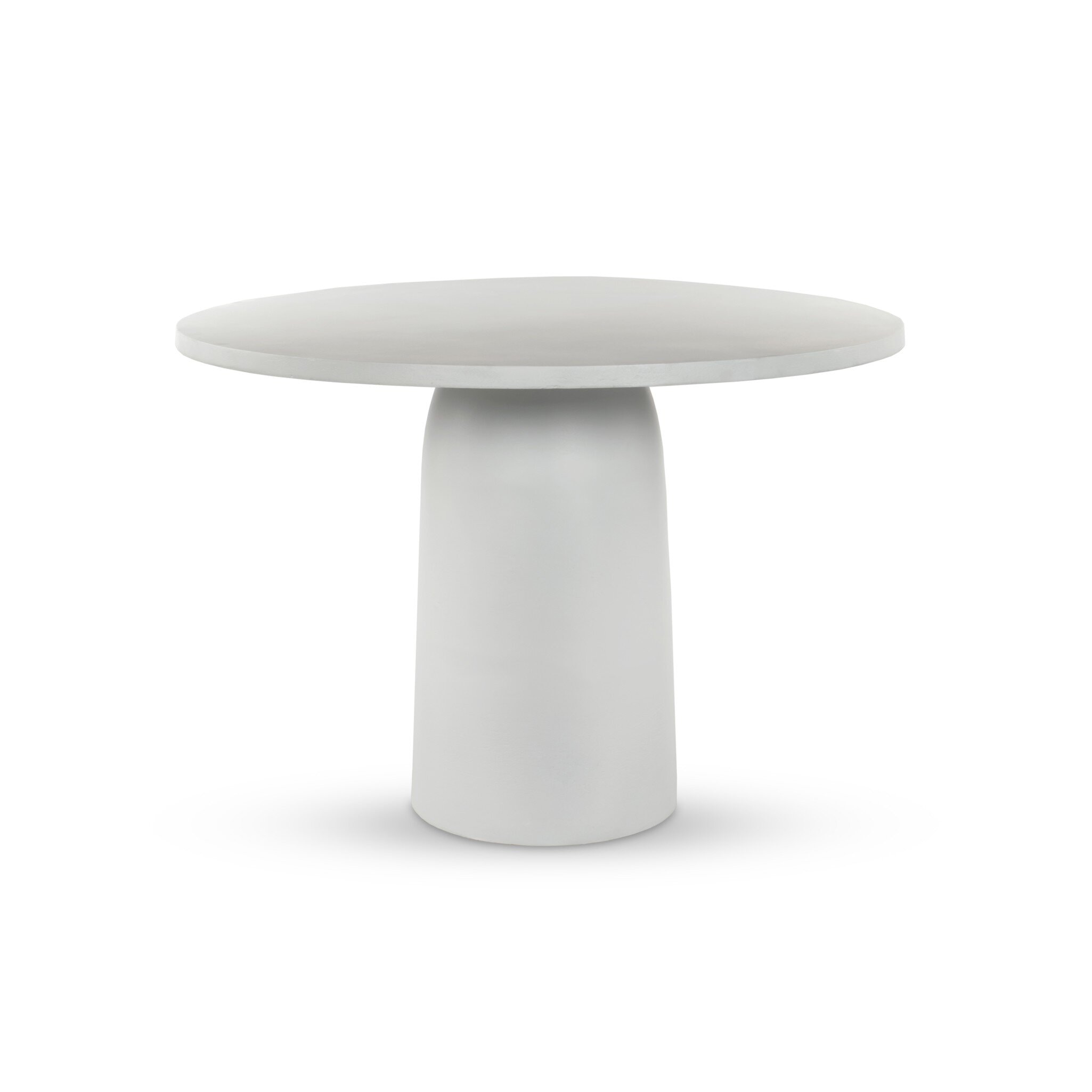 Four Hands Furniture Basil Outdoor Dining Table-42-White 232410-003
