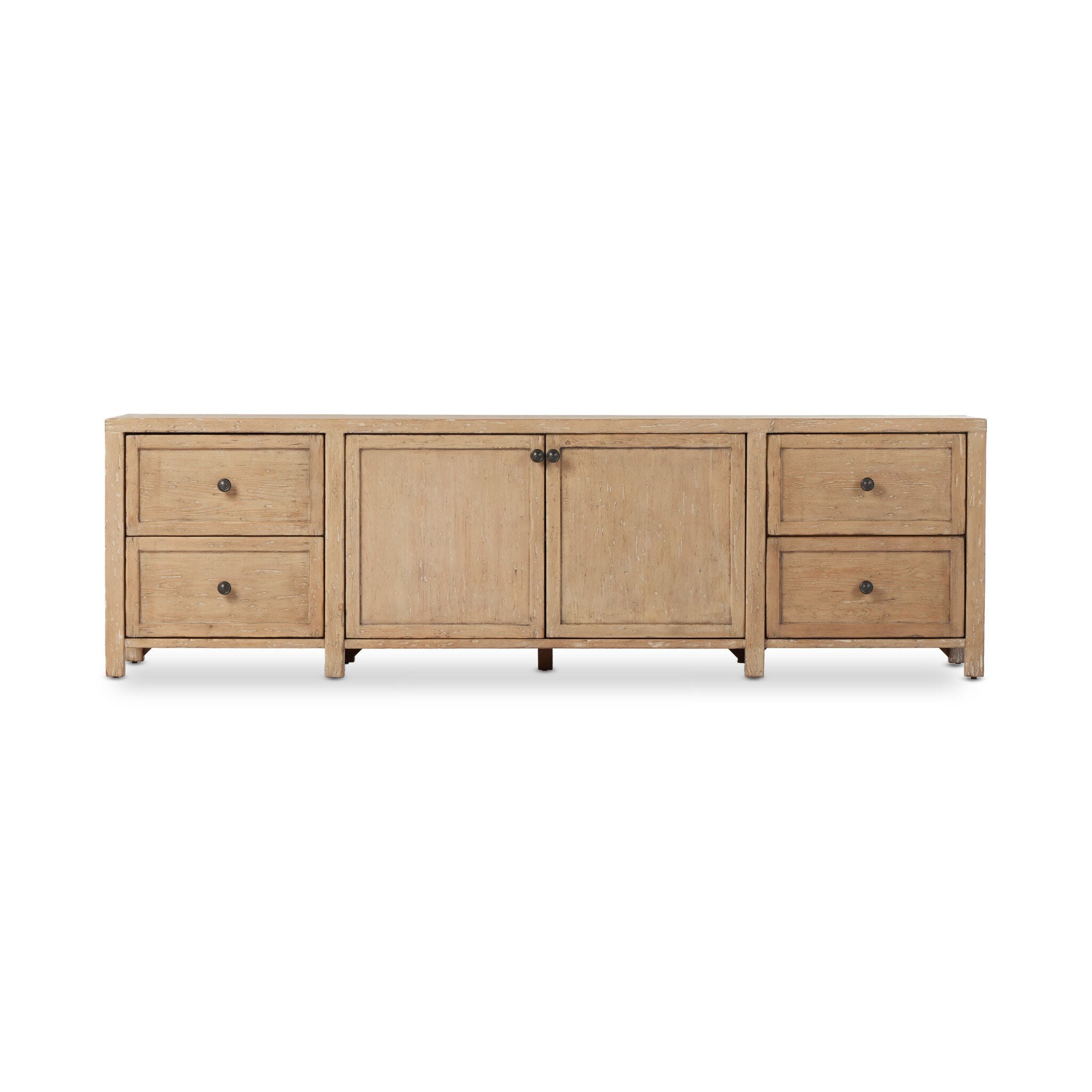 Four Hands Furniture Gaines Media Console-Aged Light Pine 233546-002