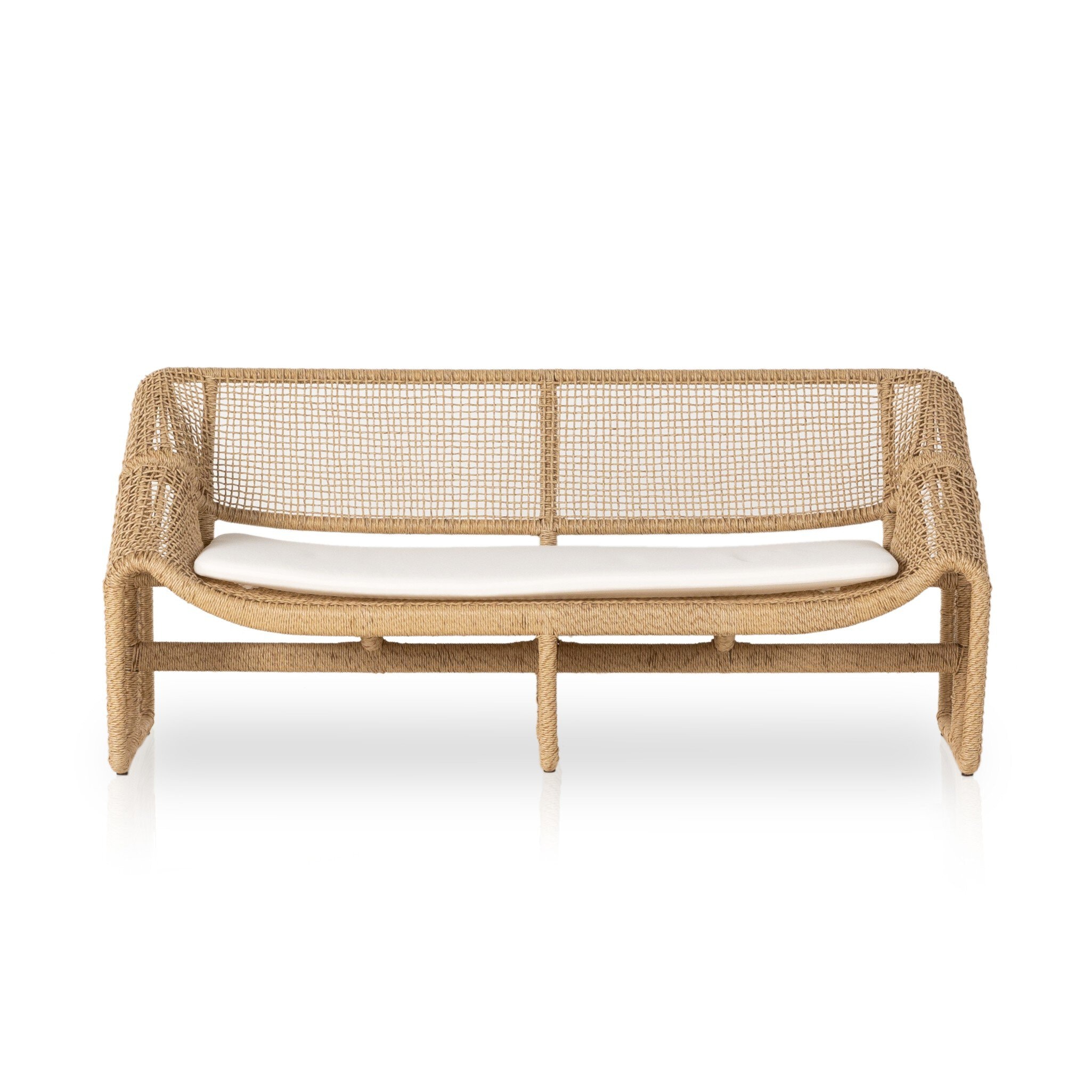 Four Hands Furniture Selma Outdoor Sofa-Faux Hyacinth 233633-002