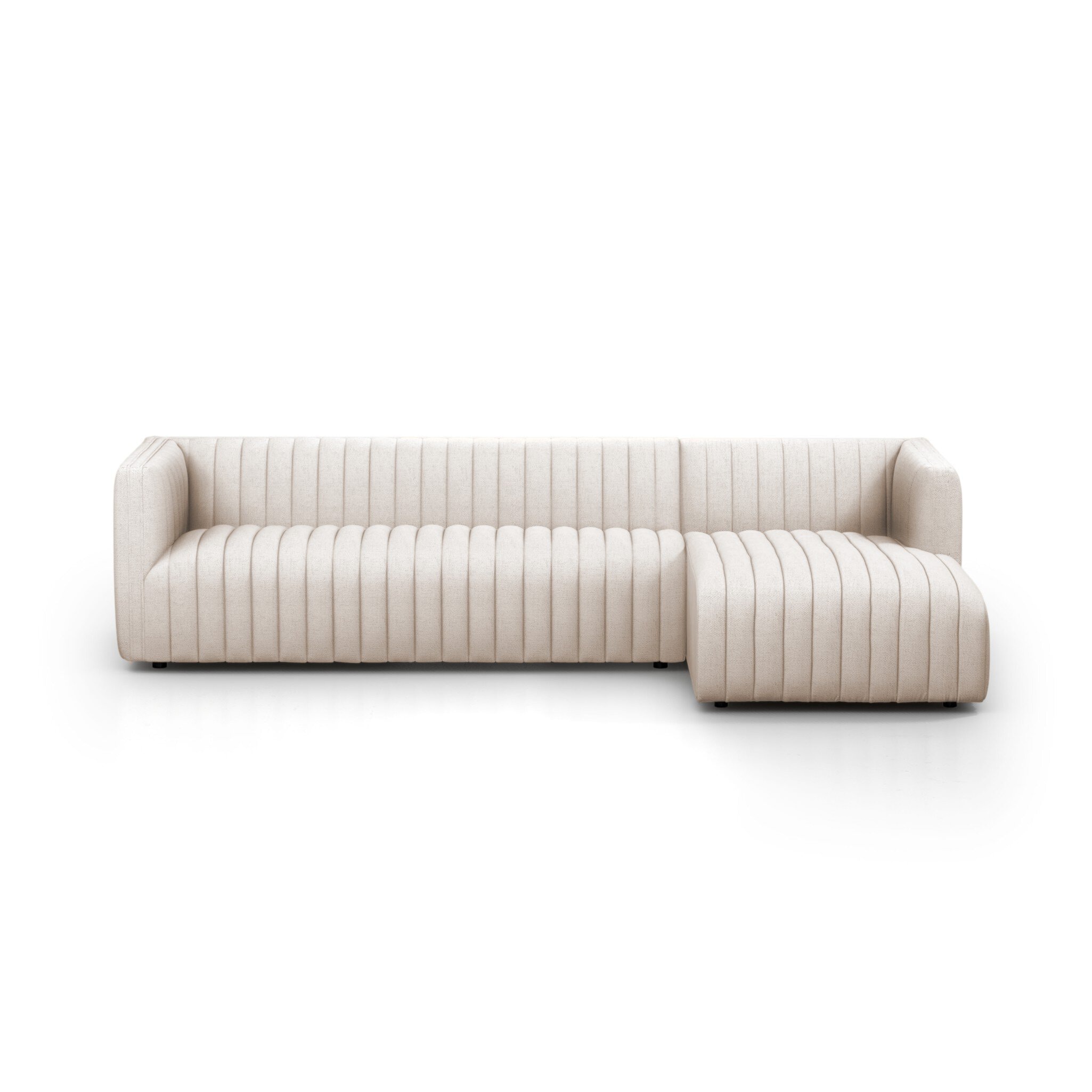 Four Hands Furniture Augustine 2 Pc Sectional W Raf Chaise-105-Dove 234065-001