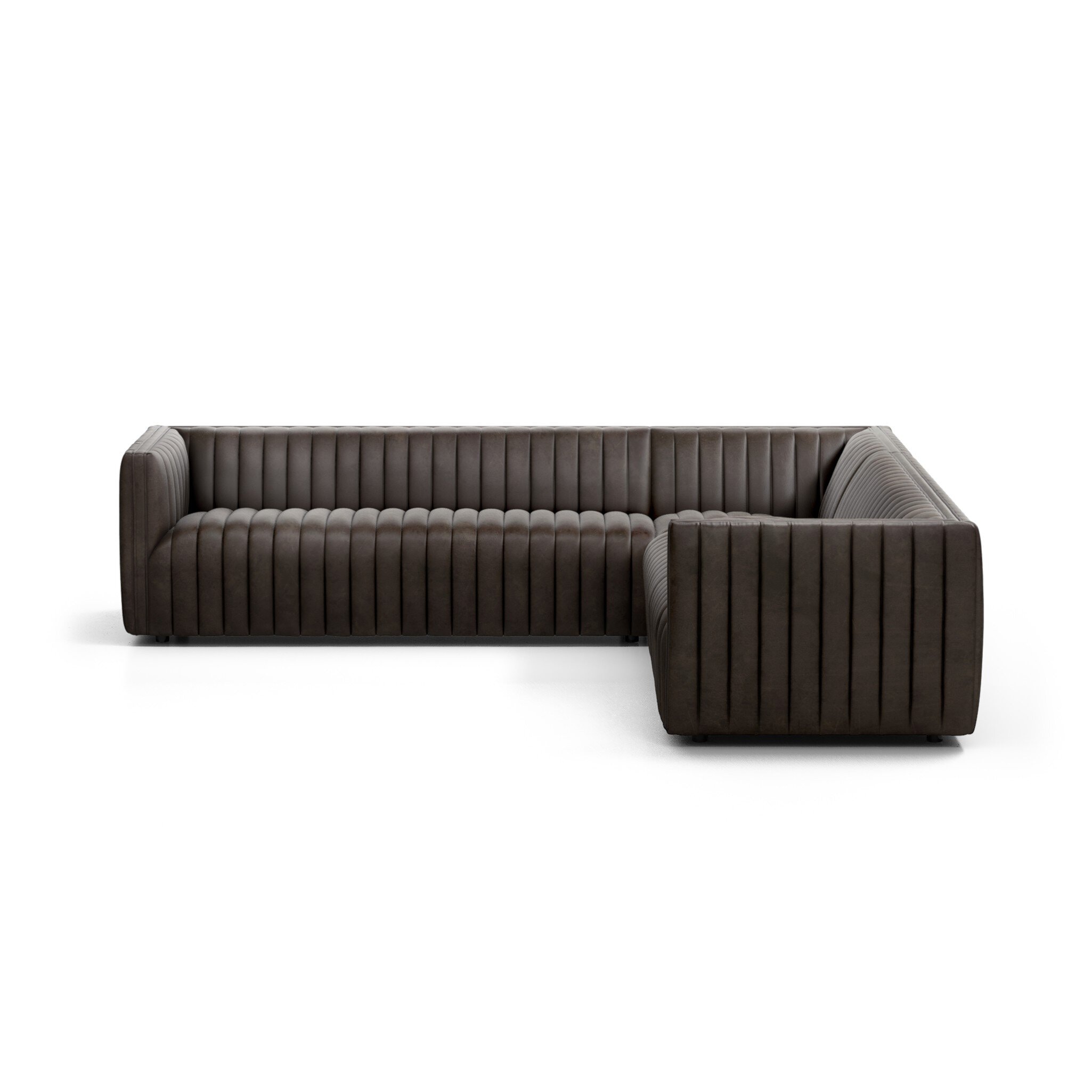 Four Hands Furniture Augustine 3 Piece Sectional Sofa-105-Deacon 234067-003