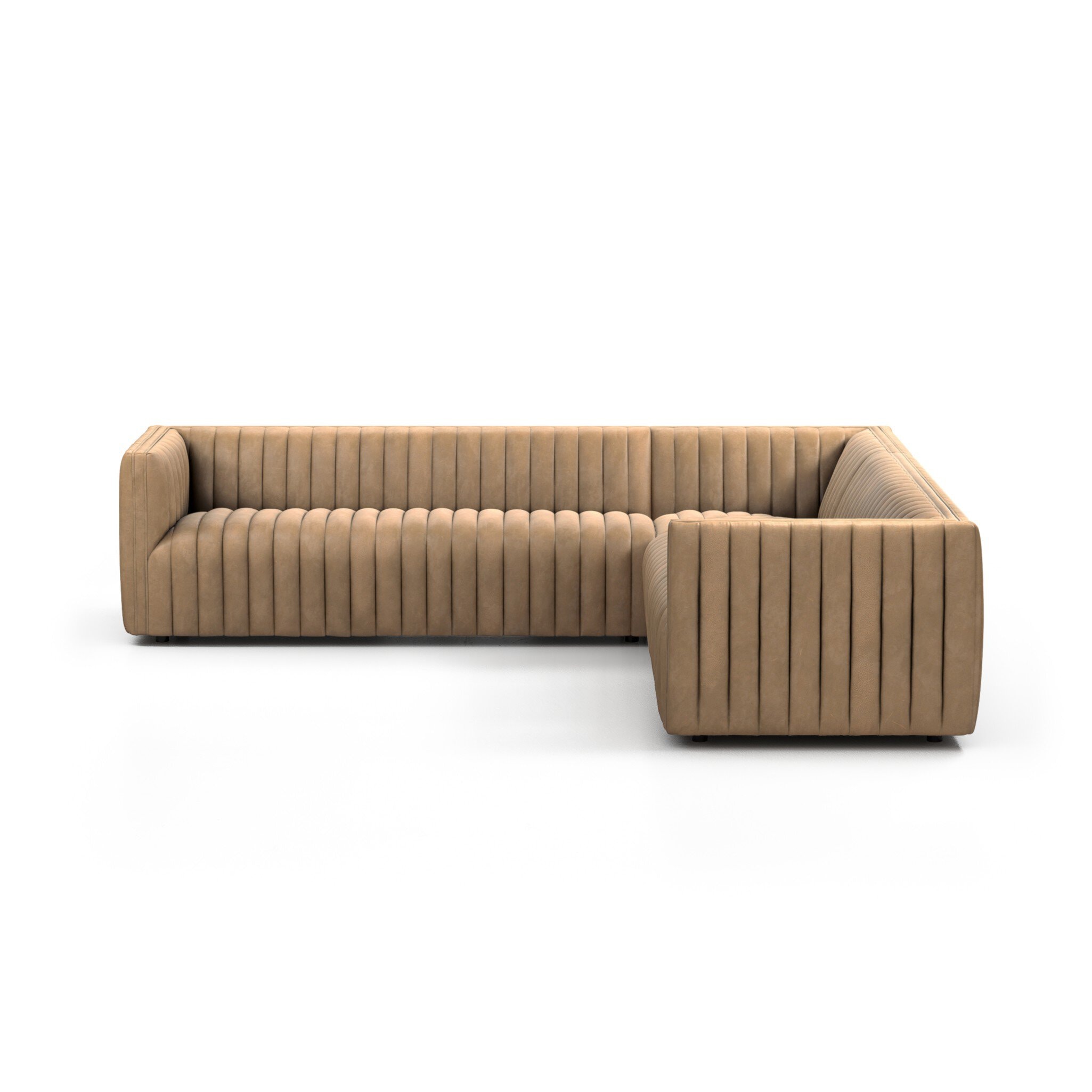 Four Hands Furniture Augustine 3 Piece Sectional Sofa-105-Palermo 234067-005