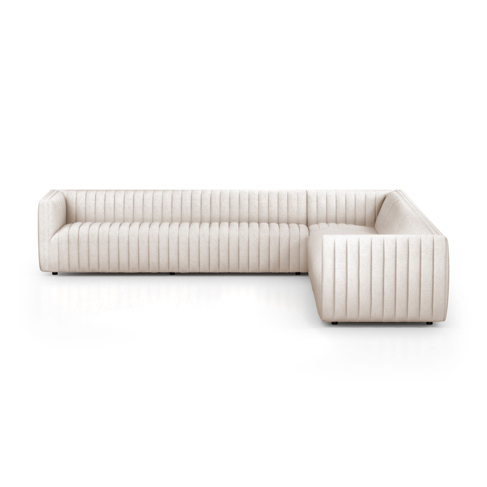 Four Hands Furniture Augustine 3 Pc Sectional Sofa-126-Dover 234068-002