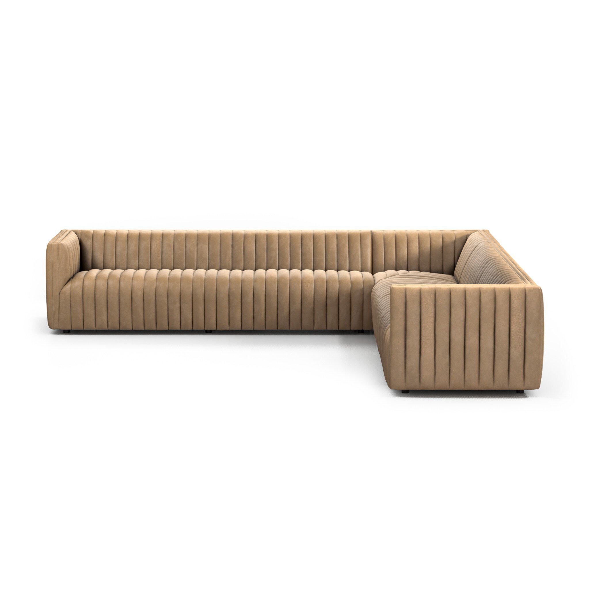 Four Hands Furniture Augustine 3 Piece Sectional Sofa-126-Palermo 234068-005