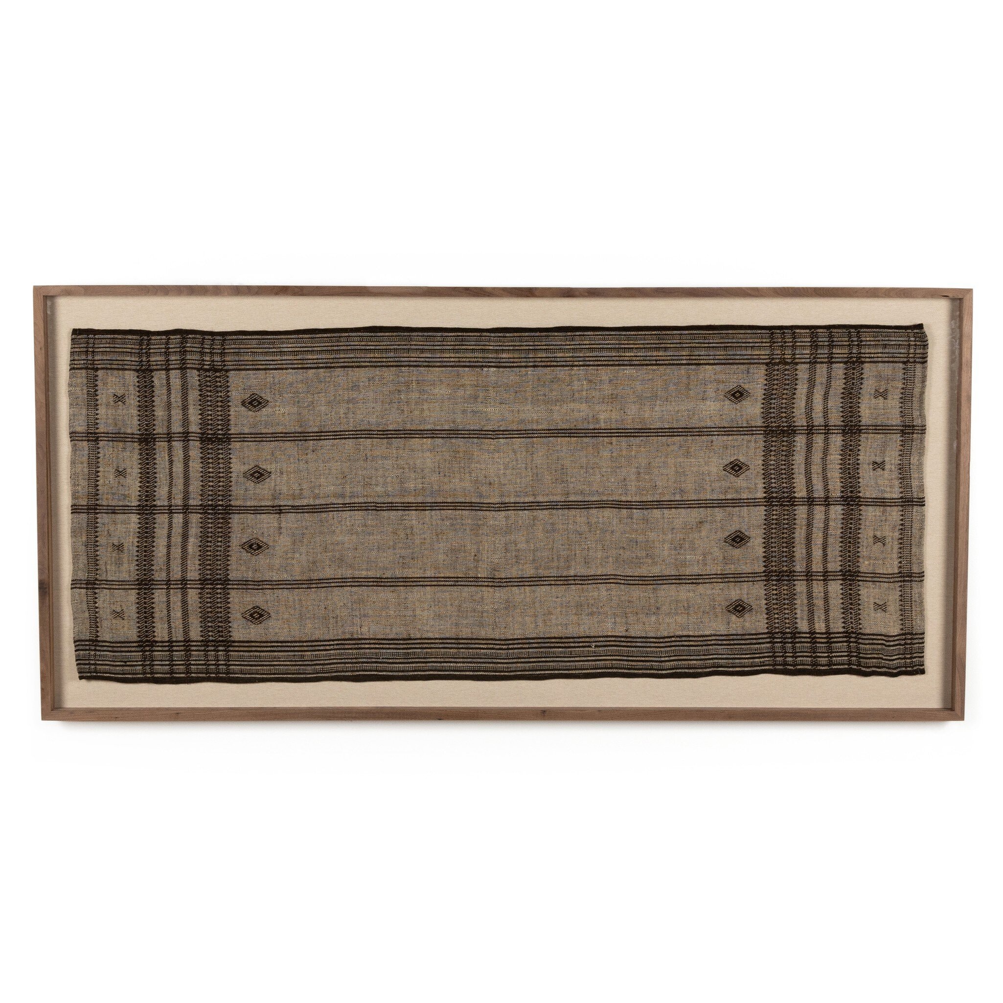 Four Hands Furniture Bhujodi Textile-Mocha-Rustic Walnut 234258-004