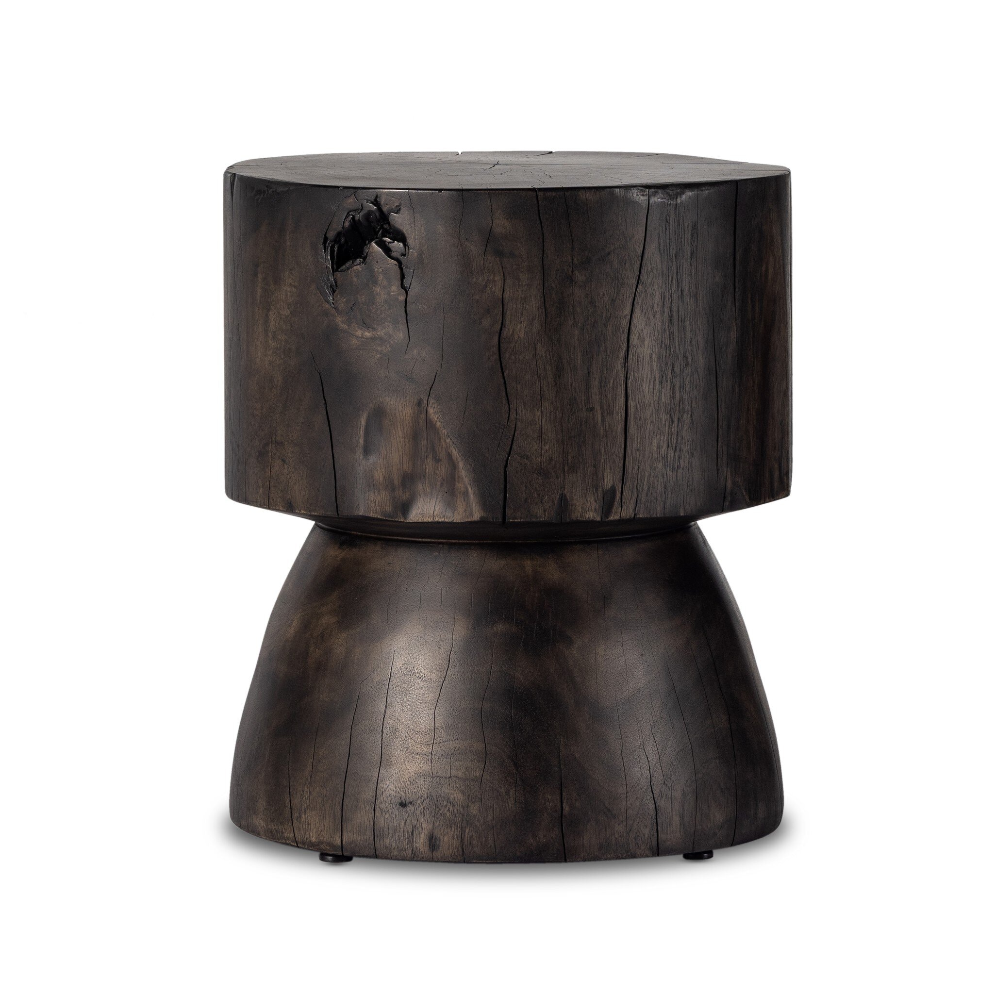 Four Hands Furniture Tino End Table-Rubbed Black 234619-001