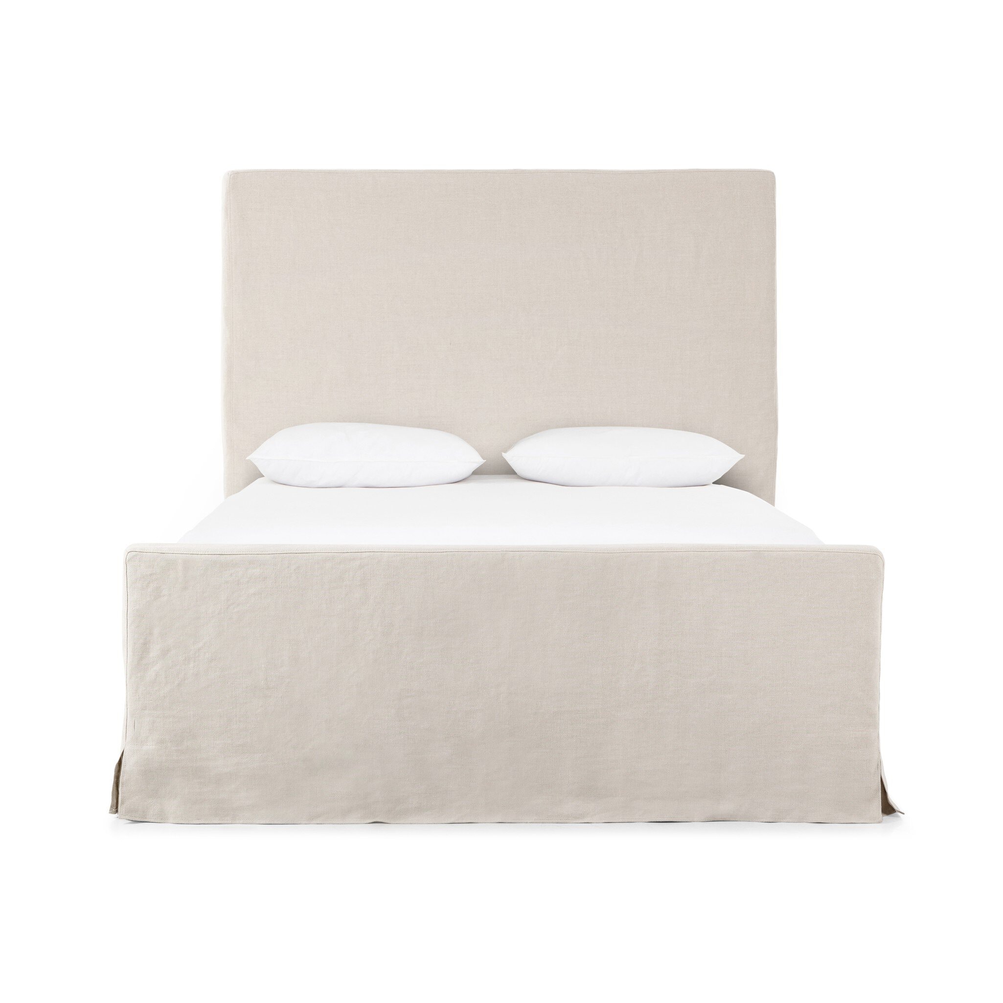 Four Hands Furniture Daphne Slipcover Bed-Natural-King 234702-002