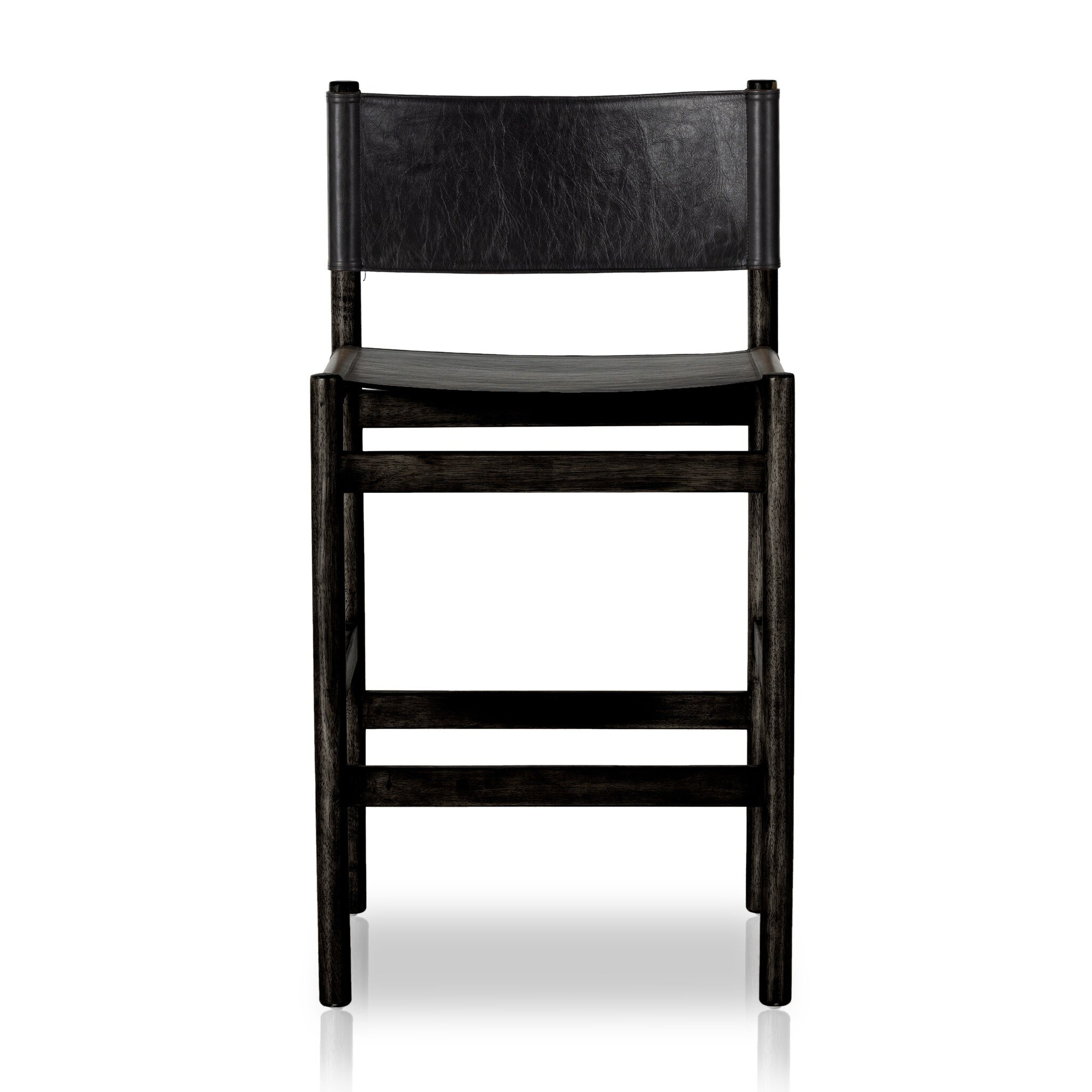 Four Hands Furniture Kena Bar Stool-Sonoma Black 234768-005