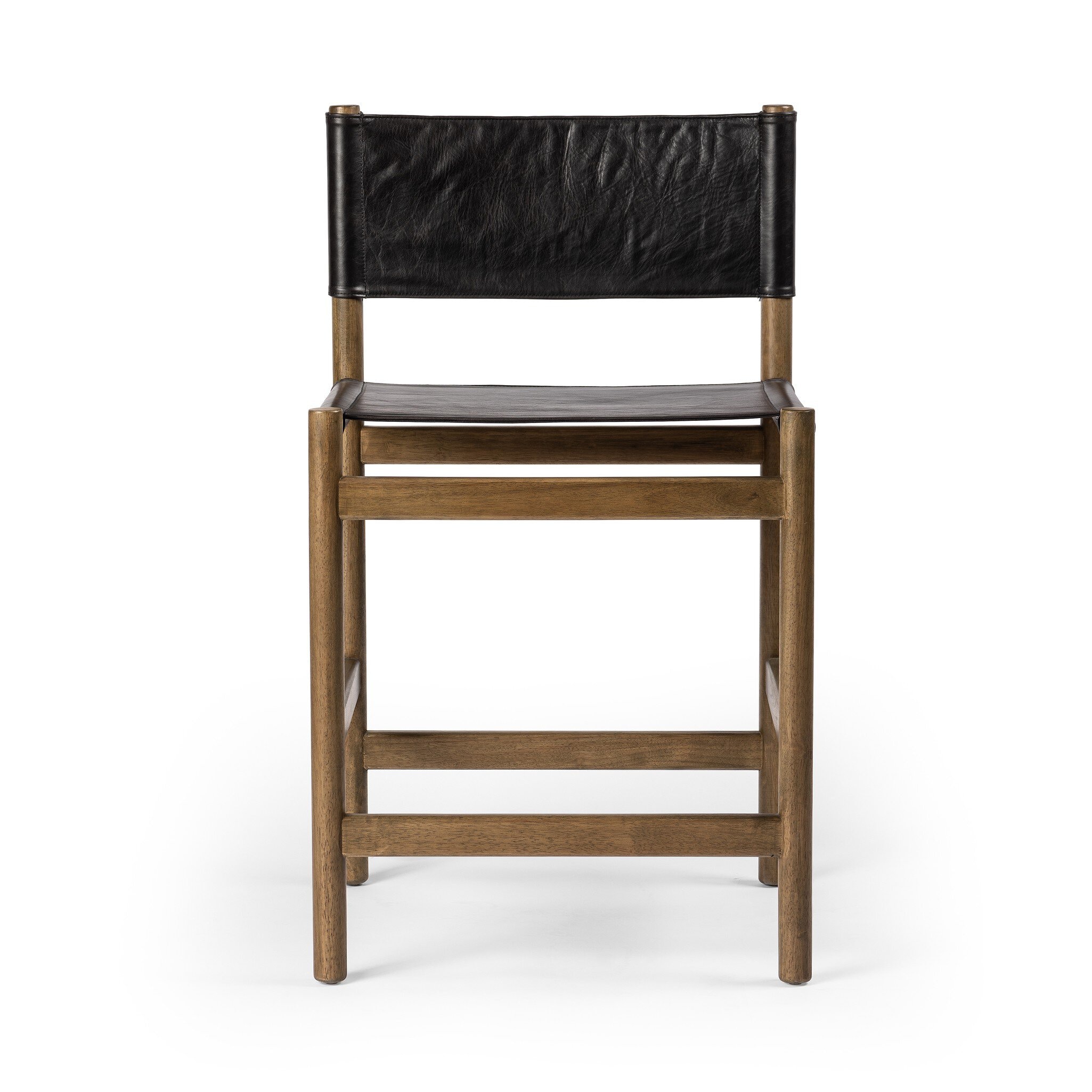 Four Hands Furniture Kena Stool-Sonoma Black-Counter 234768-008