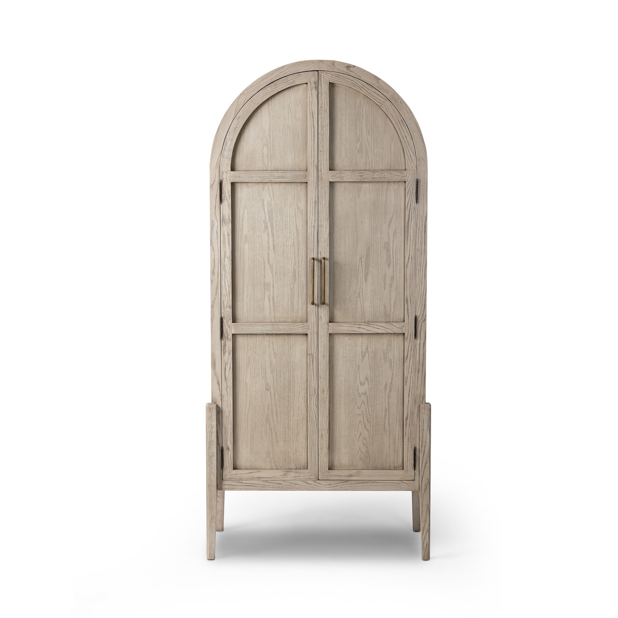 Four Hands Furniture Tolle Panel Door Cabinet - Rustic White Solid 234782-005