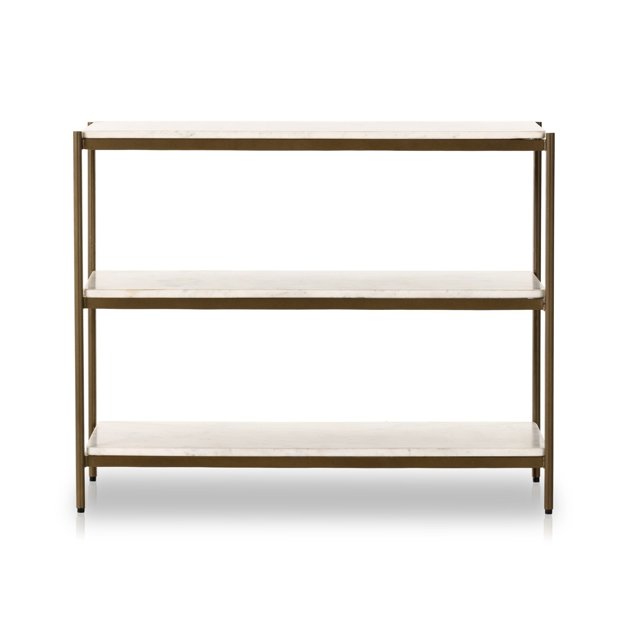 Four Hands Furniture Felix Large Nightstand-Antique Brass 234788-001