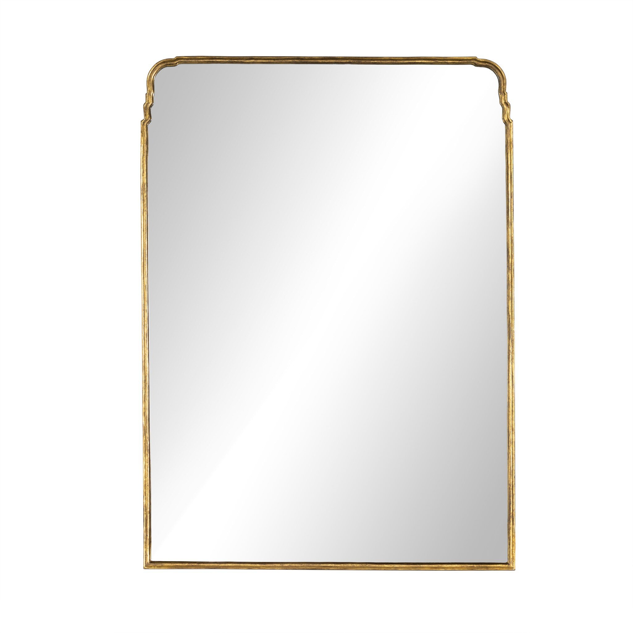 Four Hands Furniture Loire Floor Mirror-Antiqued Gold Leaf 234804-001