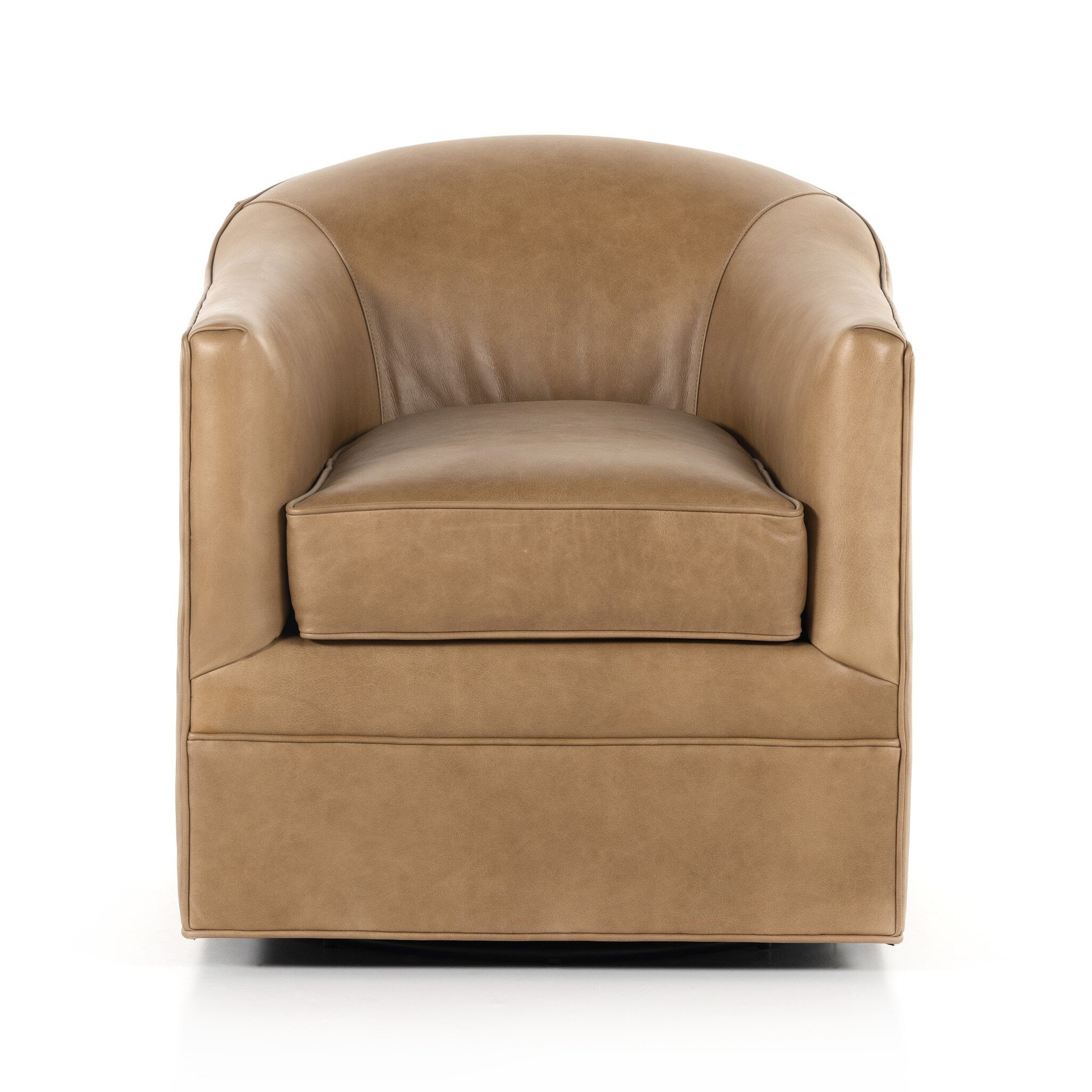 Four Hands Furniture Quinton Swivel Chair-Ontario Taupe 234930-002