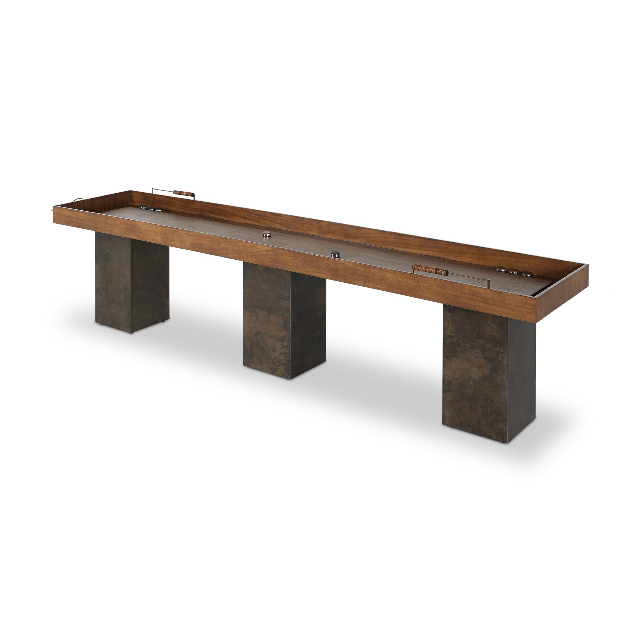 Four Hands Furniture Shuffleboard Table - Carbonized Black 235088-001