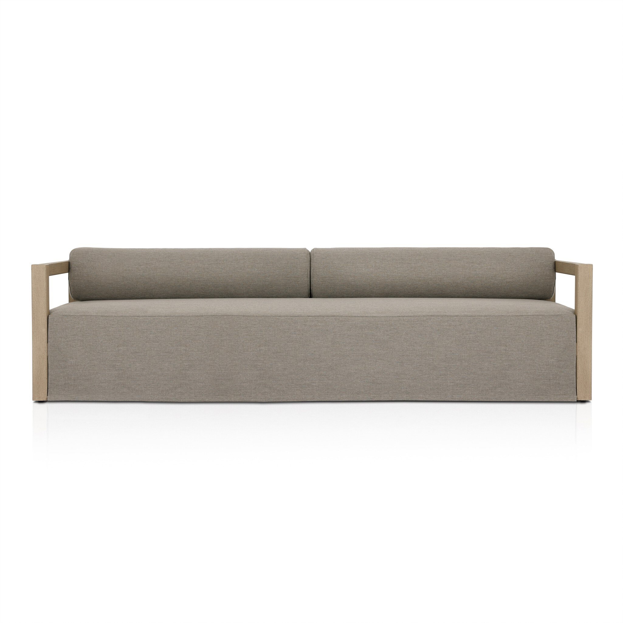 Four Hands Furniture Laskin Outdoor Sofa-106-Washed Brown 235156-004