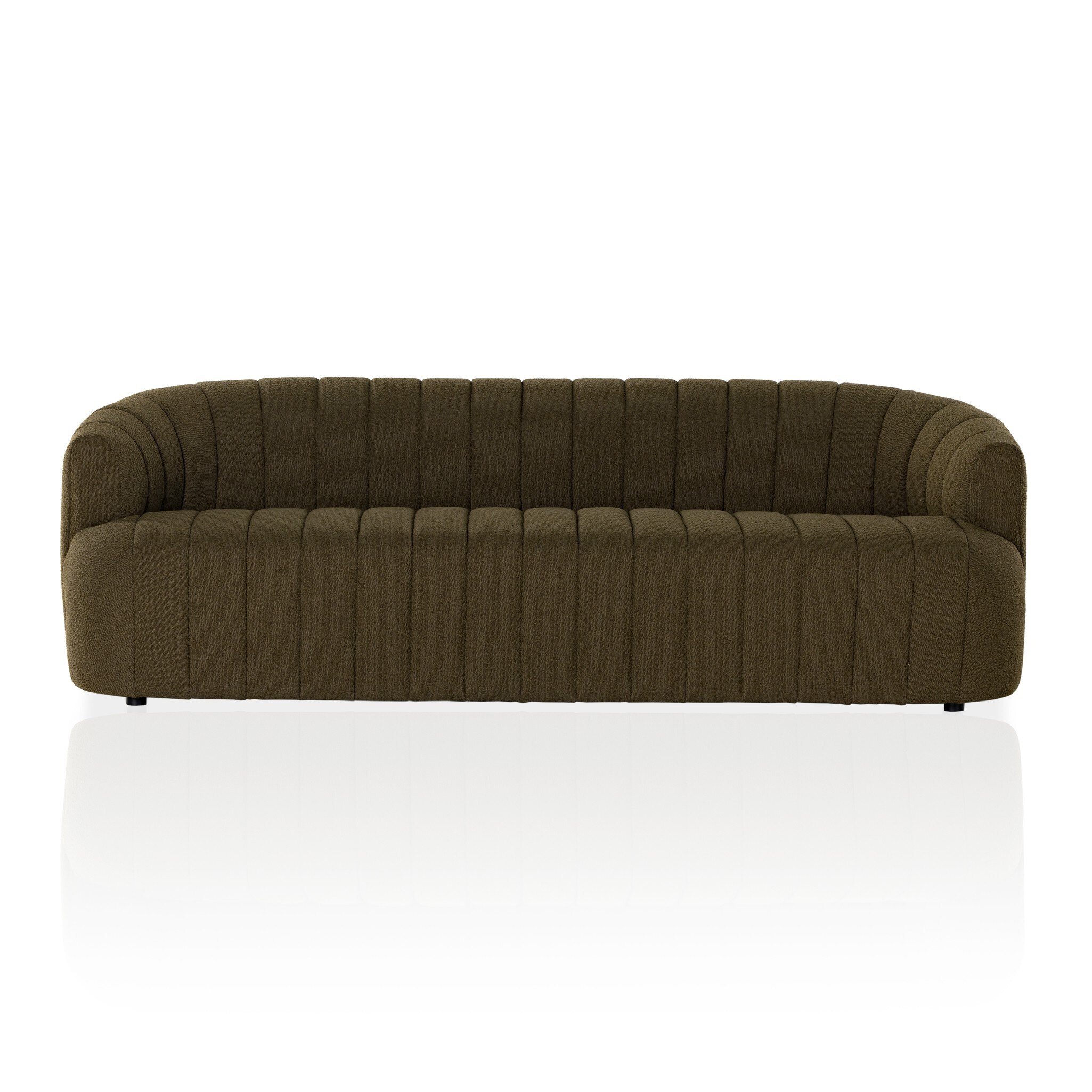 Four Hands Furniture Elliana Sofa-91-Fiqa Boucle Olive 235244-007