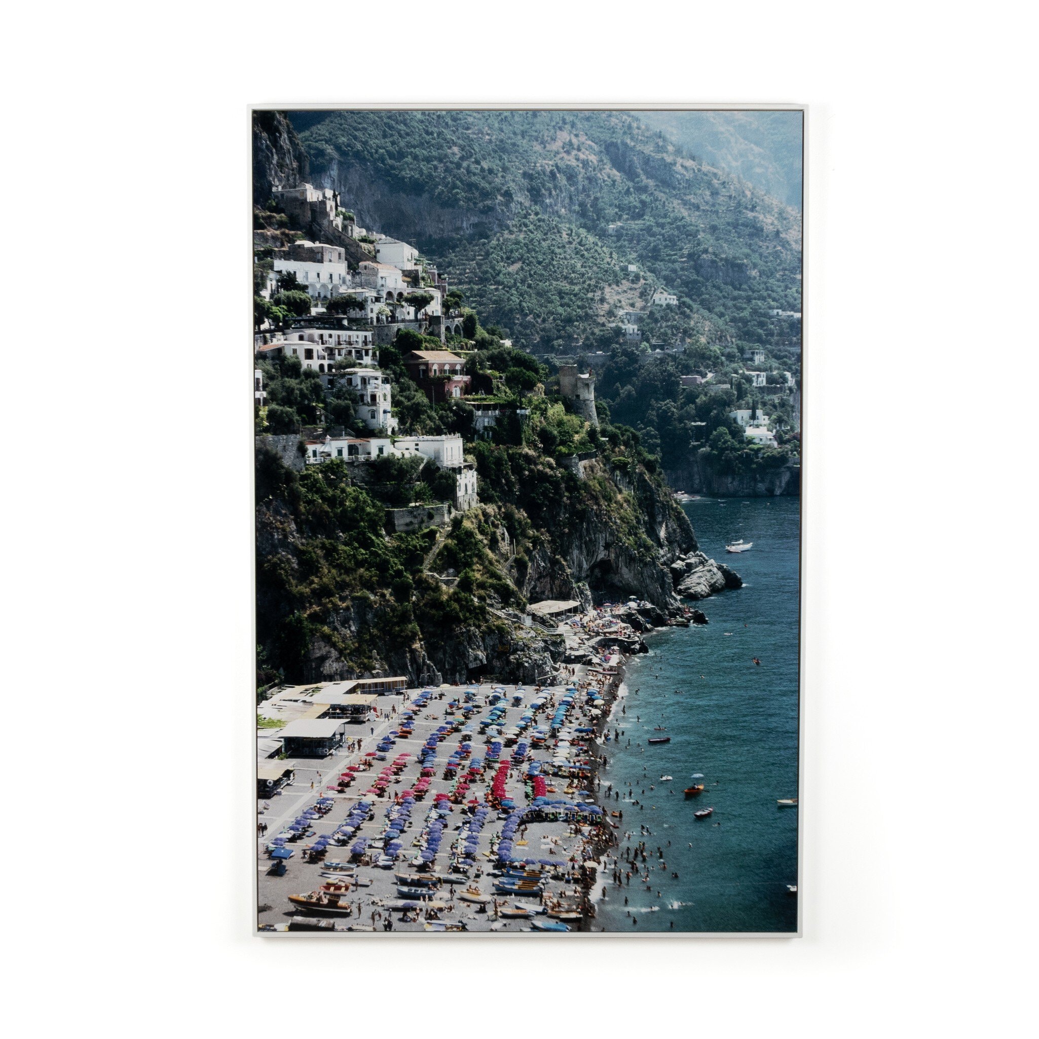 Four Hands Furniture Beach In Positano By Slim Aarons 235526-001