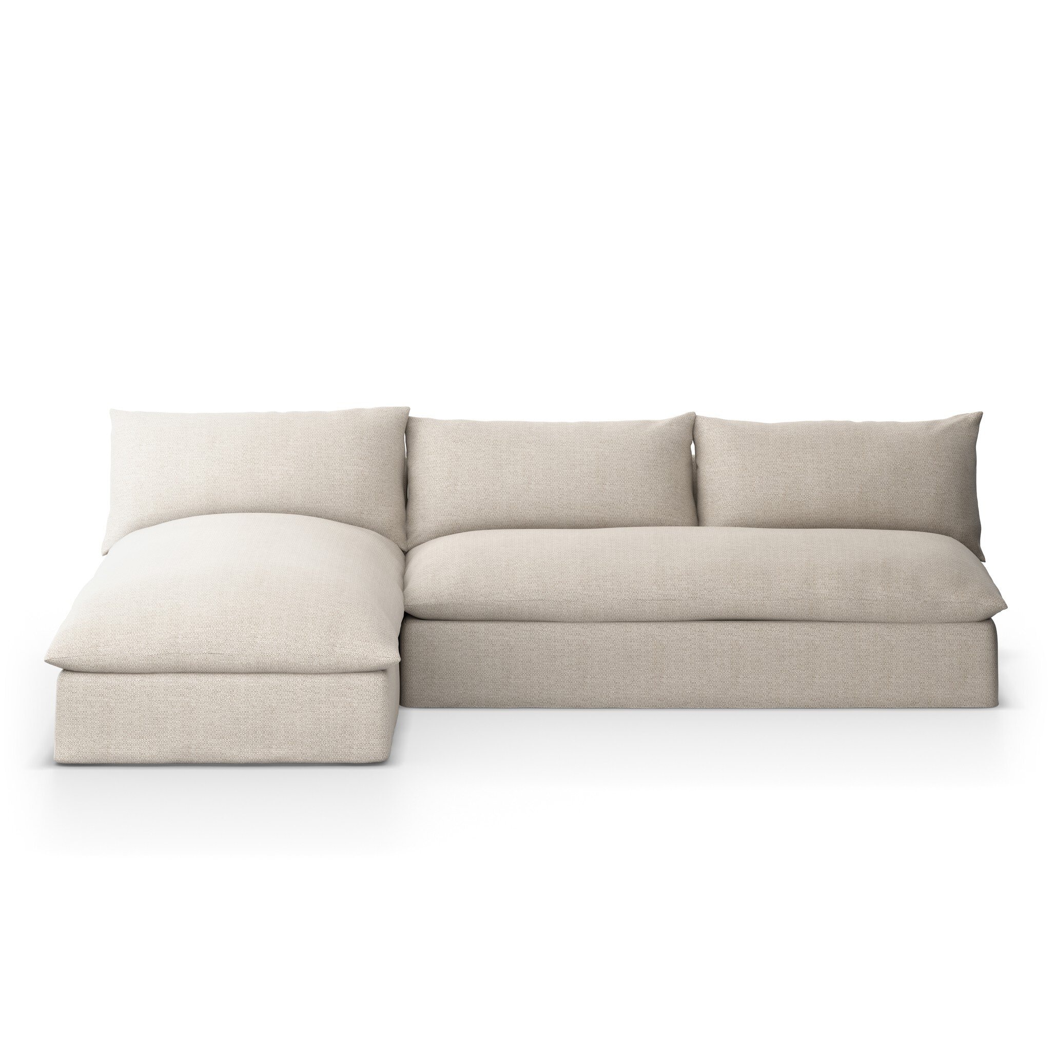 Four Hands Furniture Grant Outdoor 2 Piece Sectional -Faye Sand 235712-002