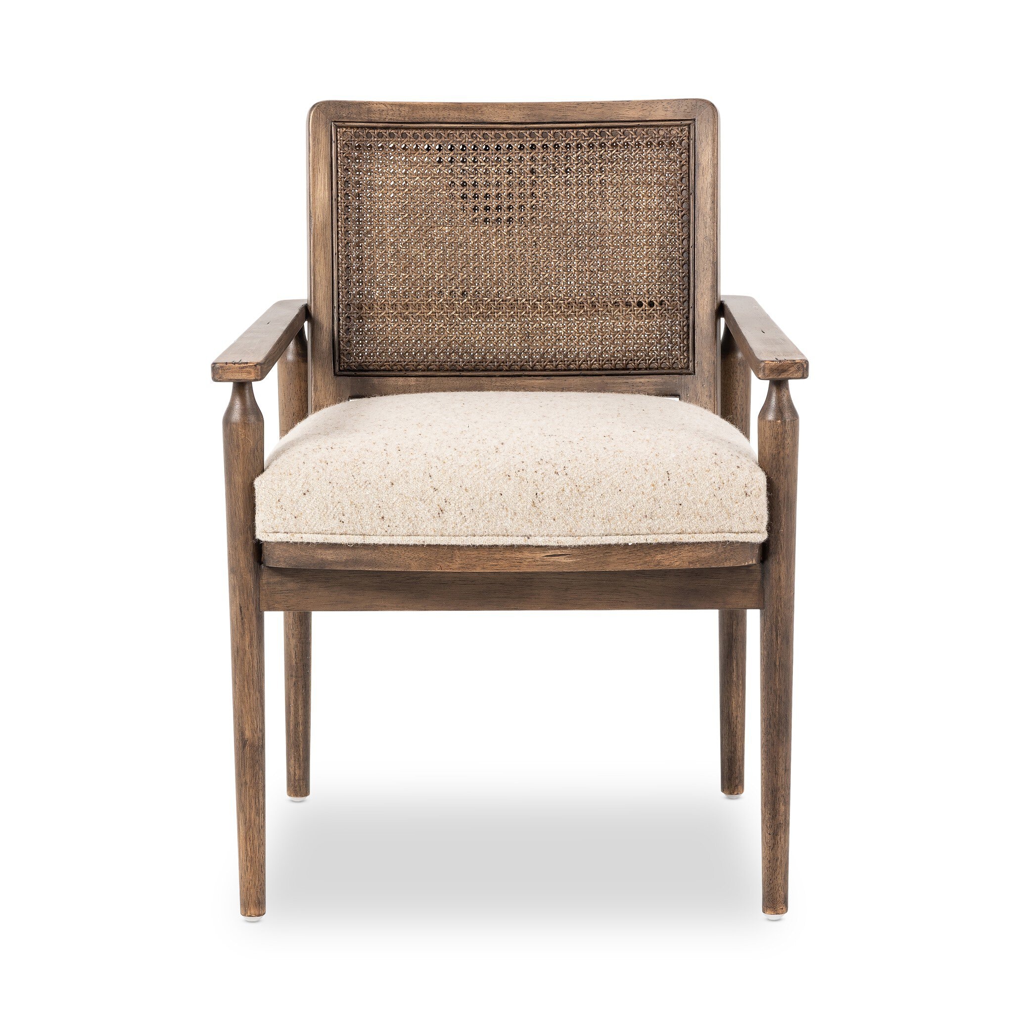 Four Hands Furniture Xavier Dining Armchair-Hasselt Taupe 235754-002