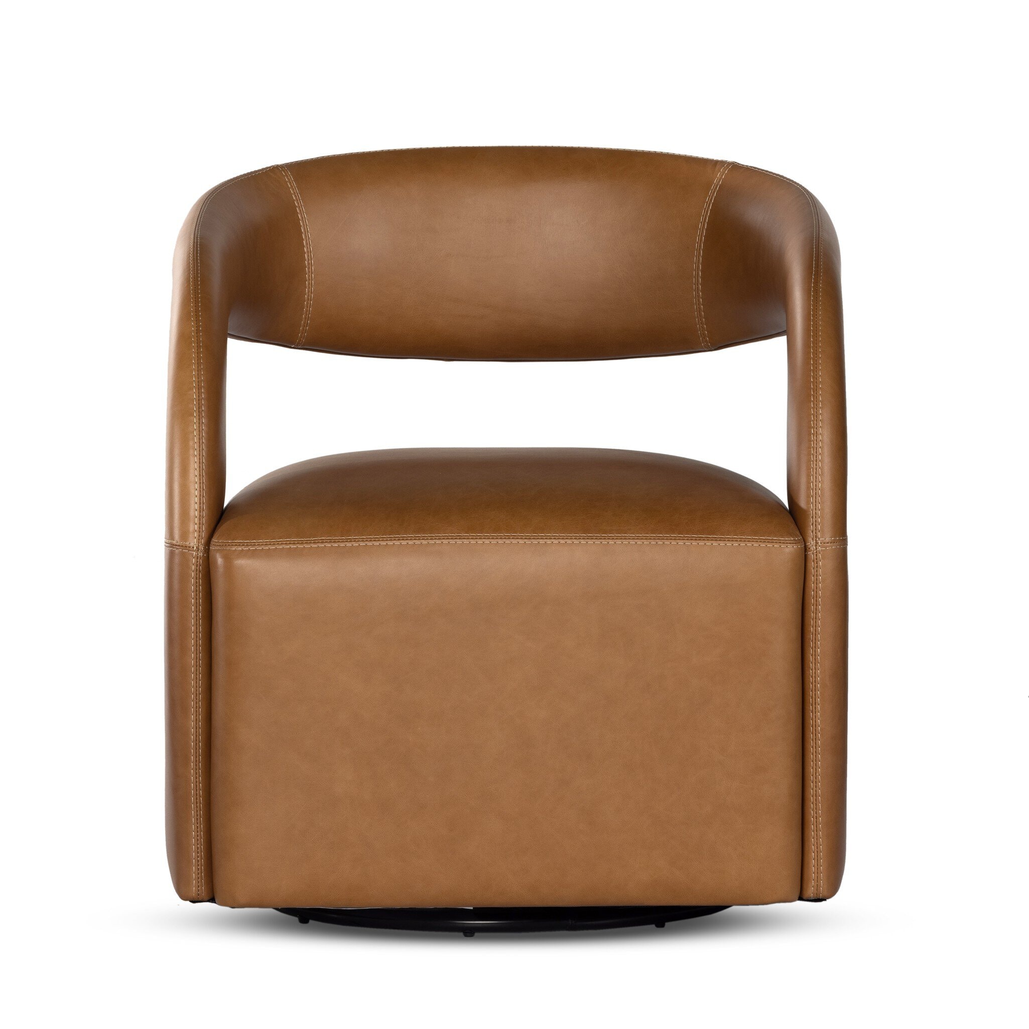 Four Hands Furniture Hawkins Swivel Chair-Sonoma Butterscotch 236091-001