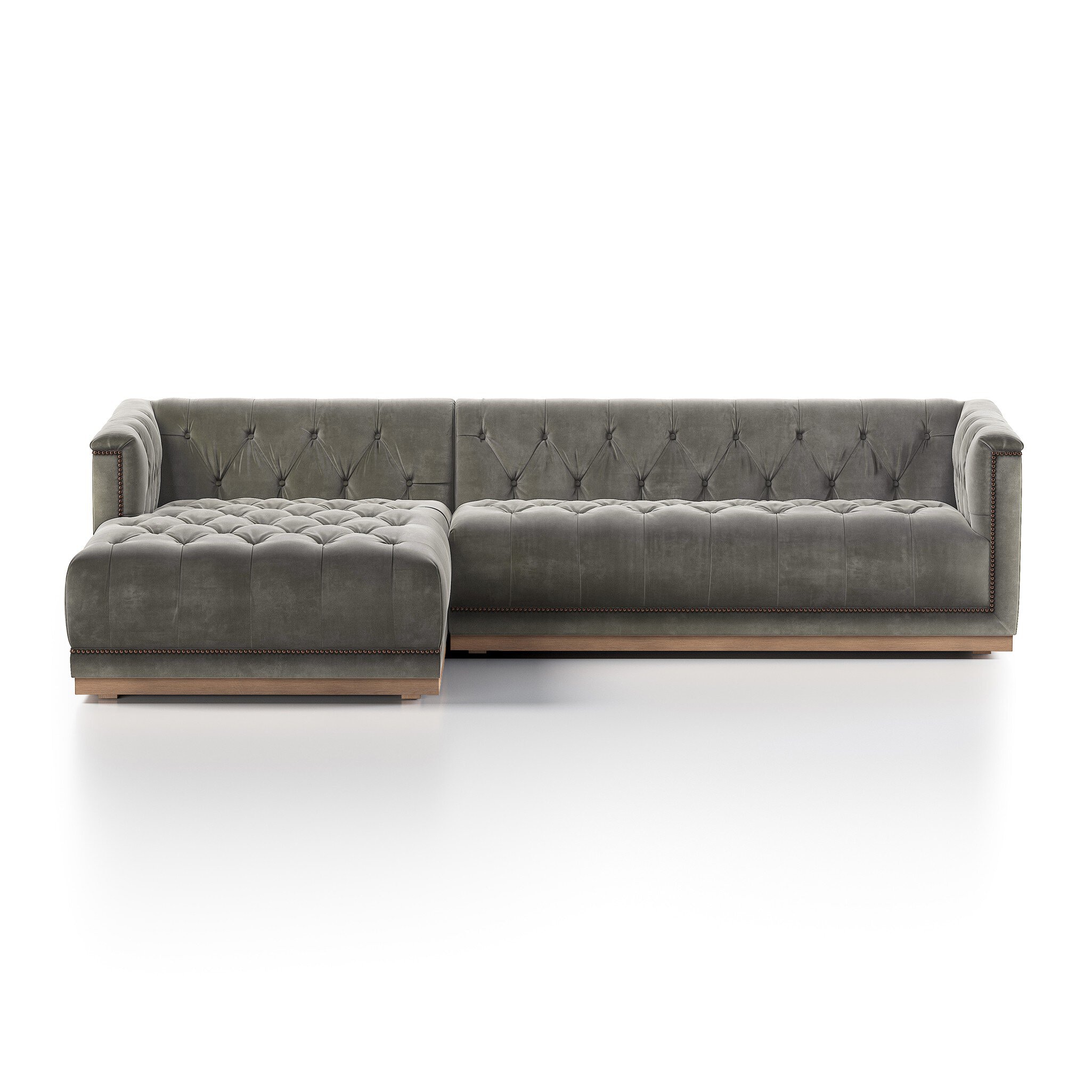 Four Hands Furniture Maxx 2Piece Laf Sectional -109-Sapphire Brch 236164-005
