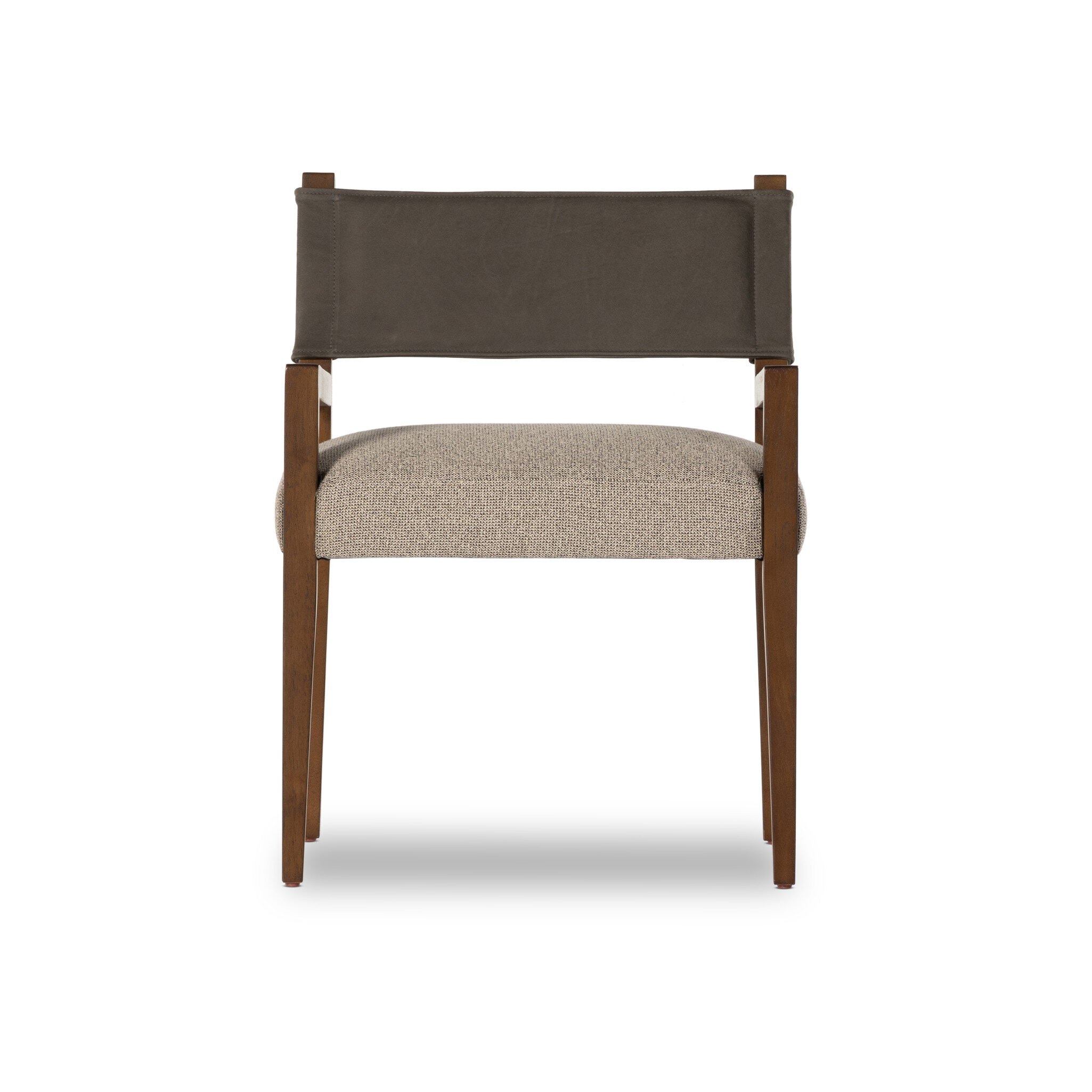 Four Hands Furniture Ferris Dining Arm Chair-Nubuck Charcoal 236325-001