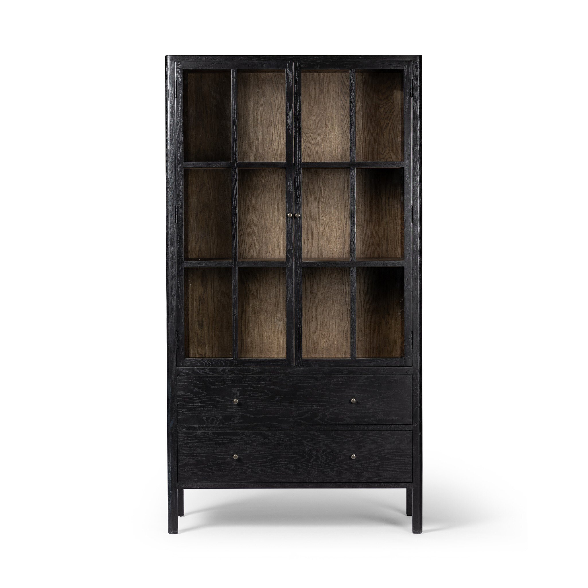 Four Hands Furniture Bolsa Cabinet - Brushed Ebony Oak Veneer 236339-005