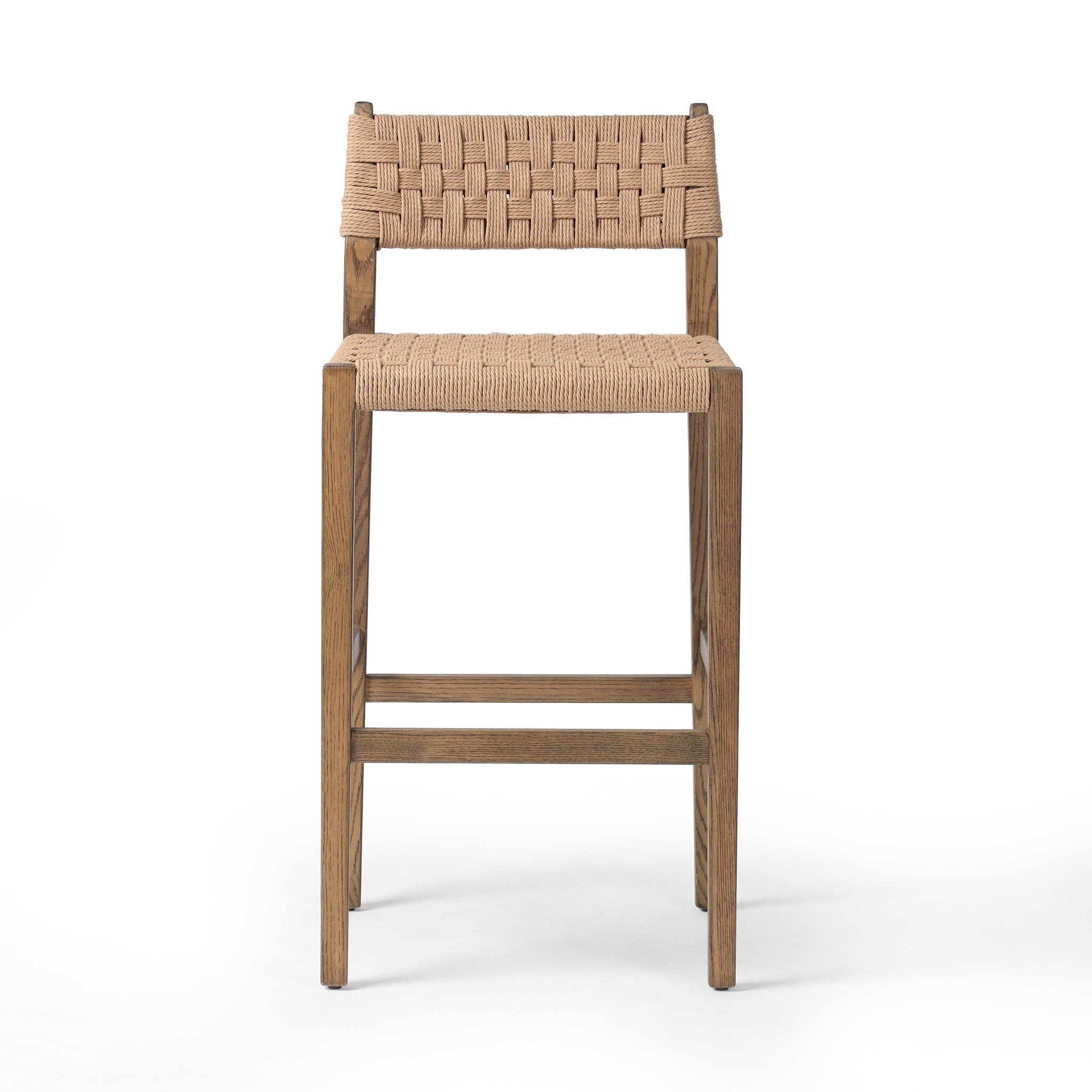 Four Hands Furniture Hamlin Bar + Counter Stool - Double Twisted Paper Cord 236422-005