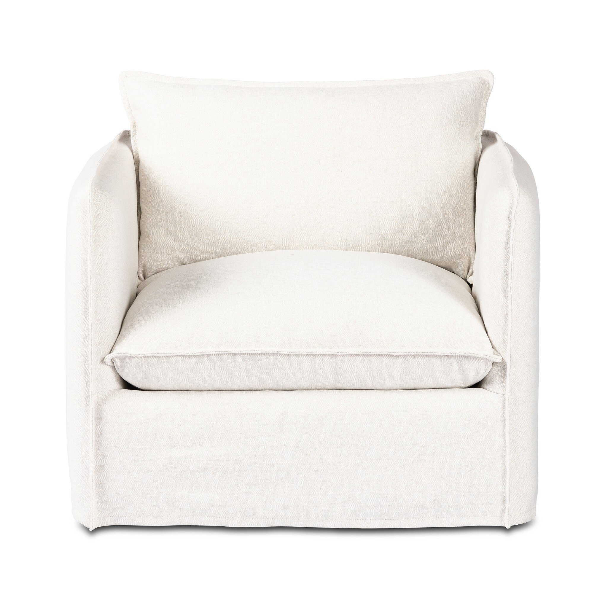 Four Hands Furniture Andre Outdoor Swivel Chair - Alessi Linen 236556-008