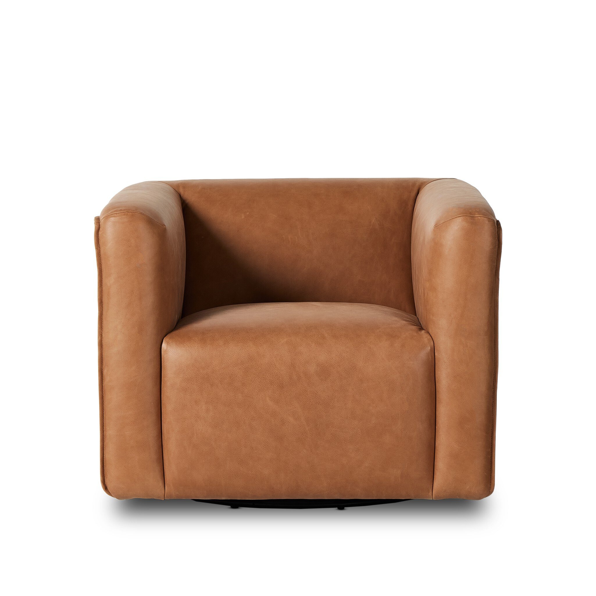 Four Hands Furniture Wellborn Swivel Chair-Palermo Cognac 236762-002
