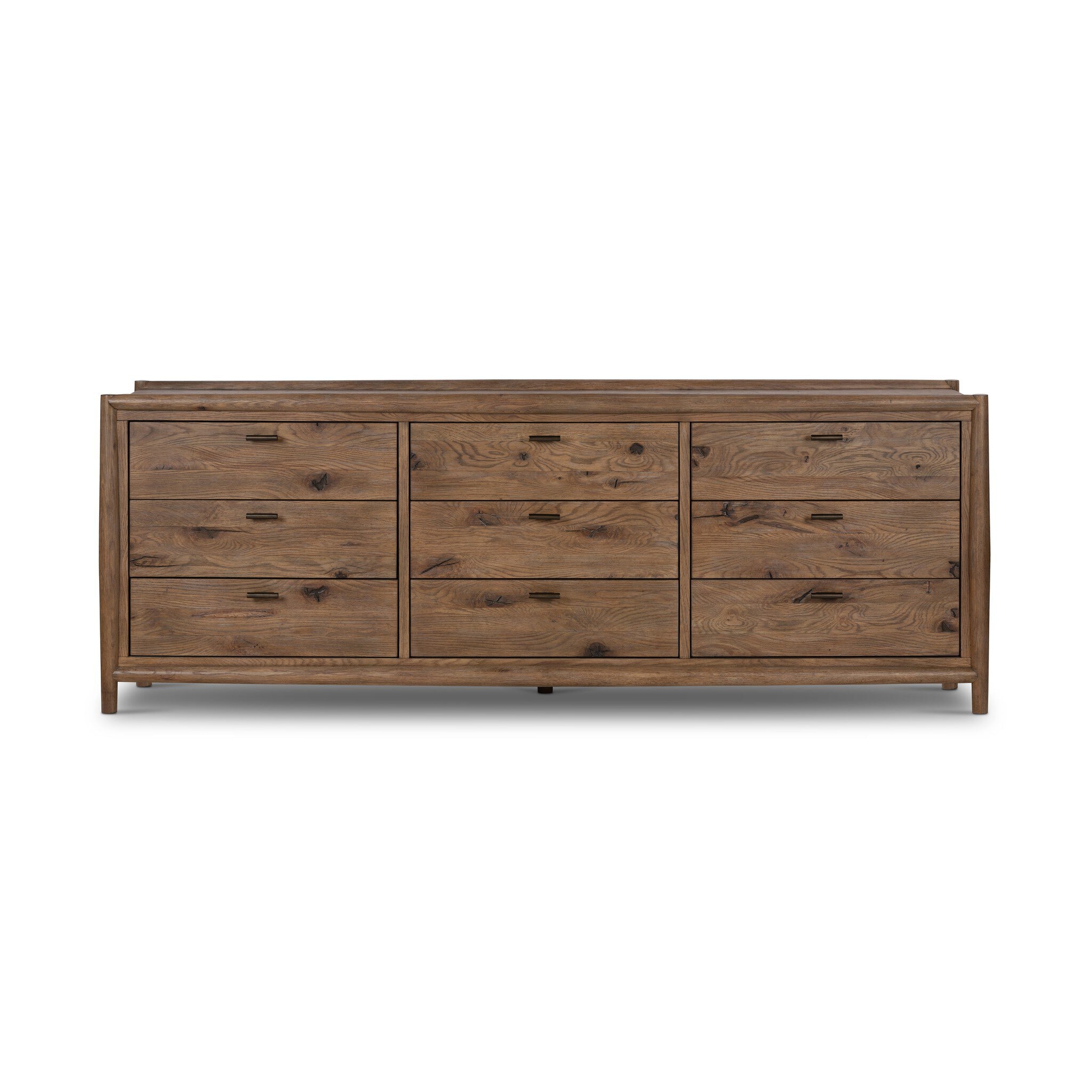 Four Hands Furniture Glenview 9 Drawer Dresser-Weathered Oak 237095-001