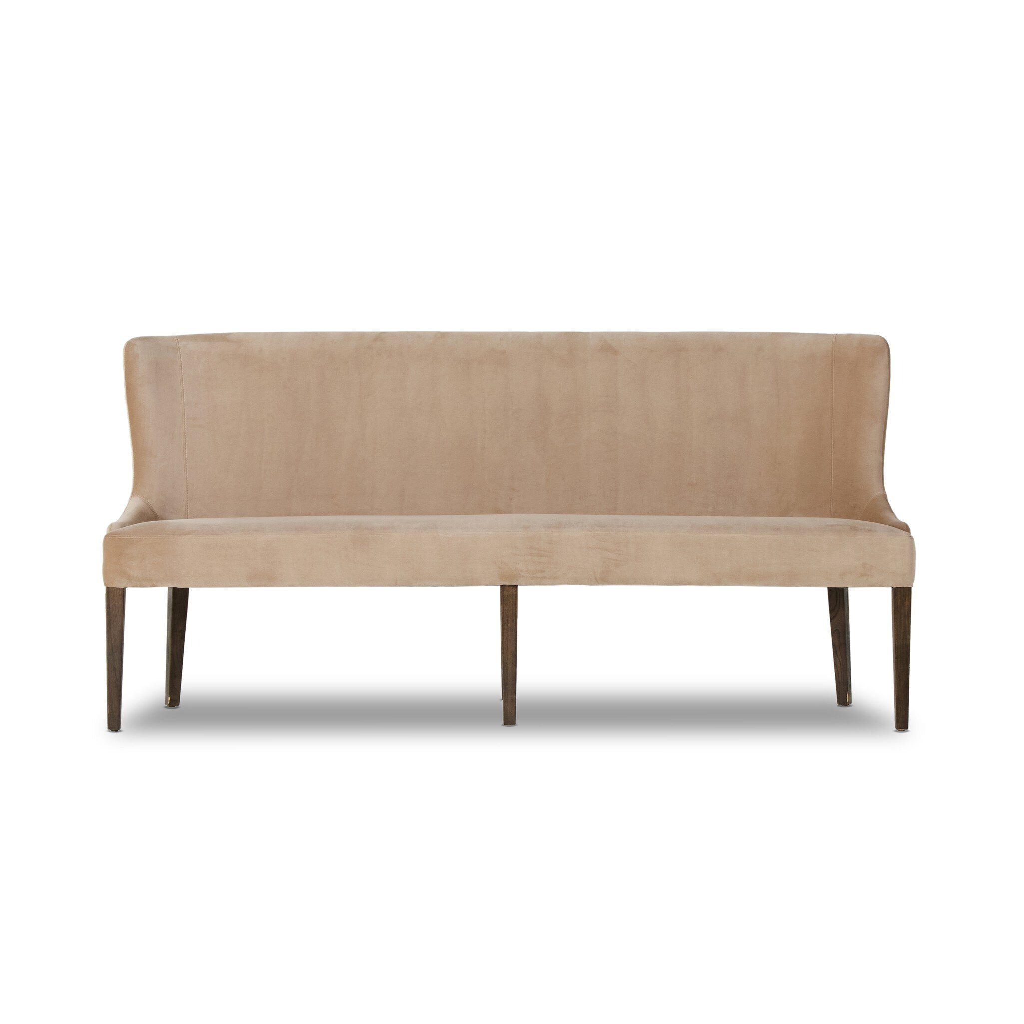 Four Hands Furniture Edward Dining Bench-Surrey Taupe 237487-002