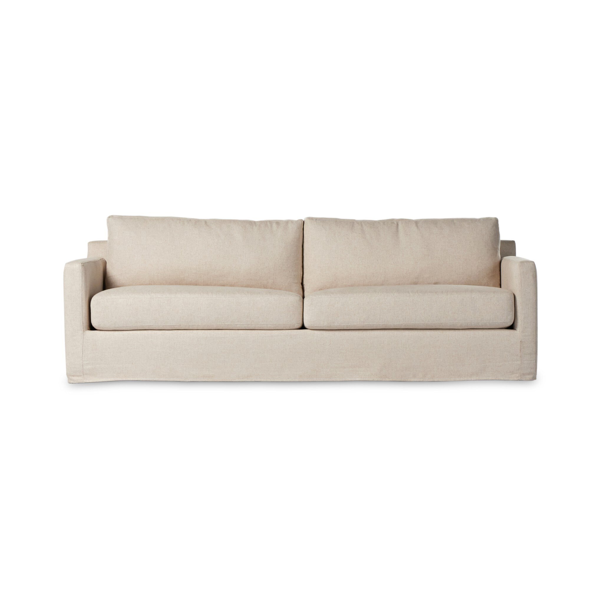 Four Hands Furniture Hampton Slipcover Sofa-93-Evere Oatmeal 237993-001