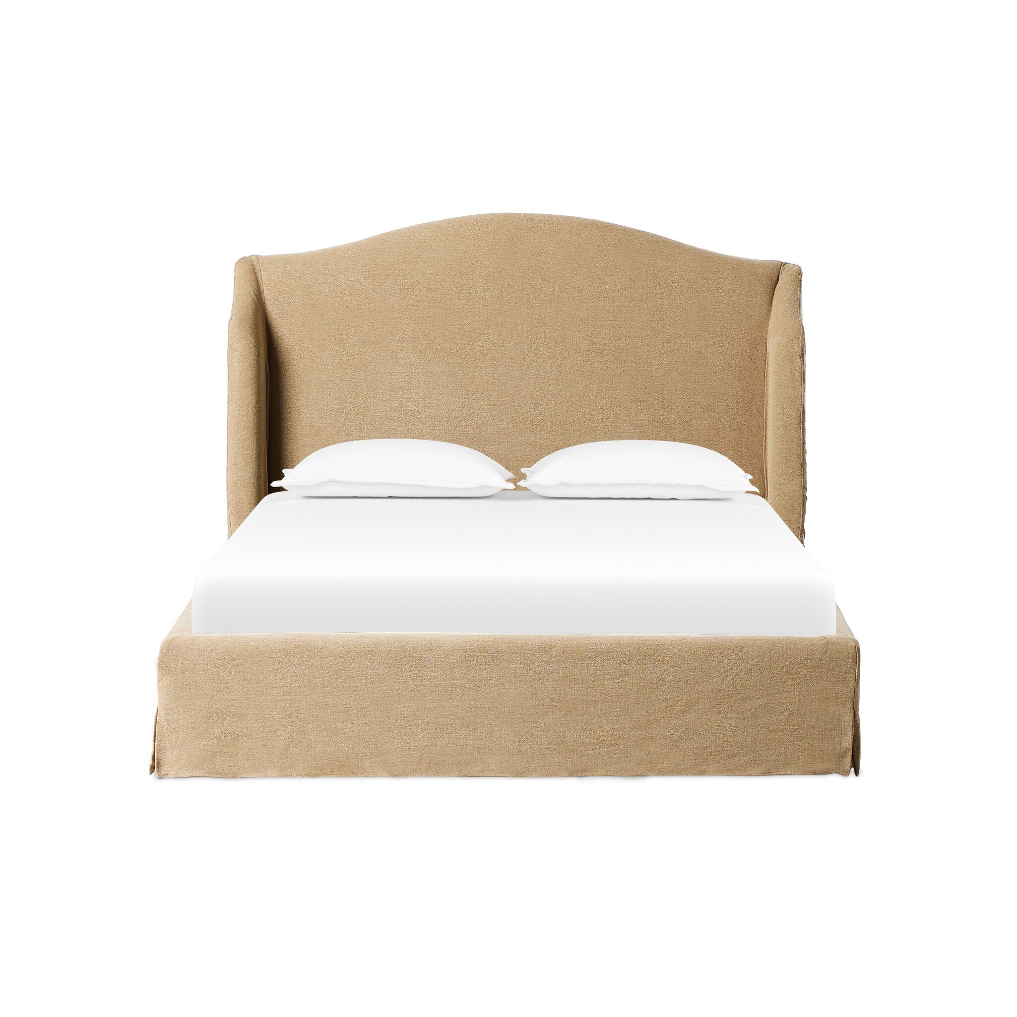 Four Hands Furniture Meryl Slipcover King Bed-Broadway Canvas 238122-005