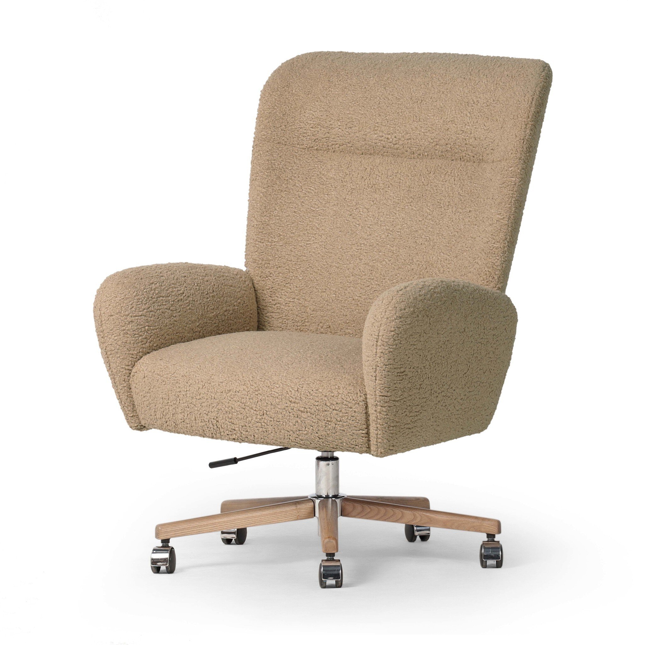 Four Hands Furniture Cade Desk Chair - Sheepskin Camel 238206-005