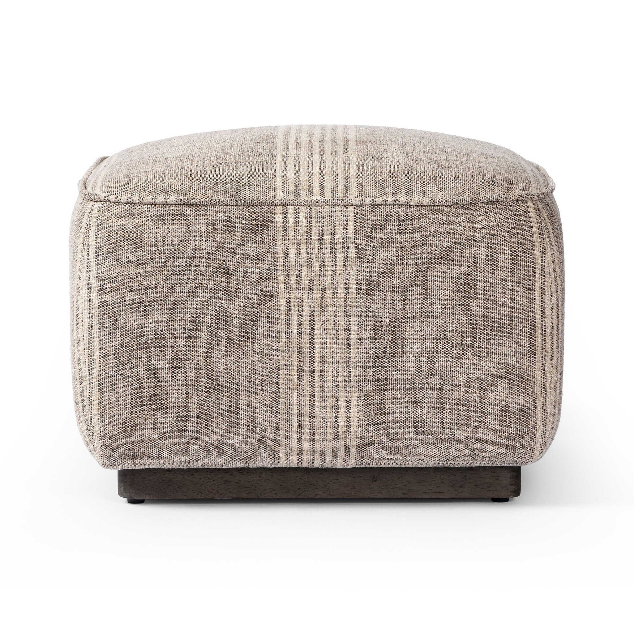 Four Hands Furniture Sinclair Square Ottoman - Manchester Flint 238547-011