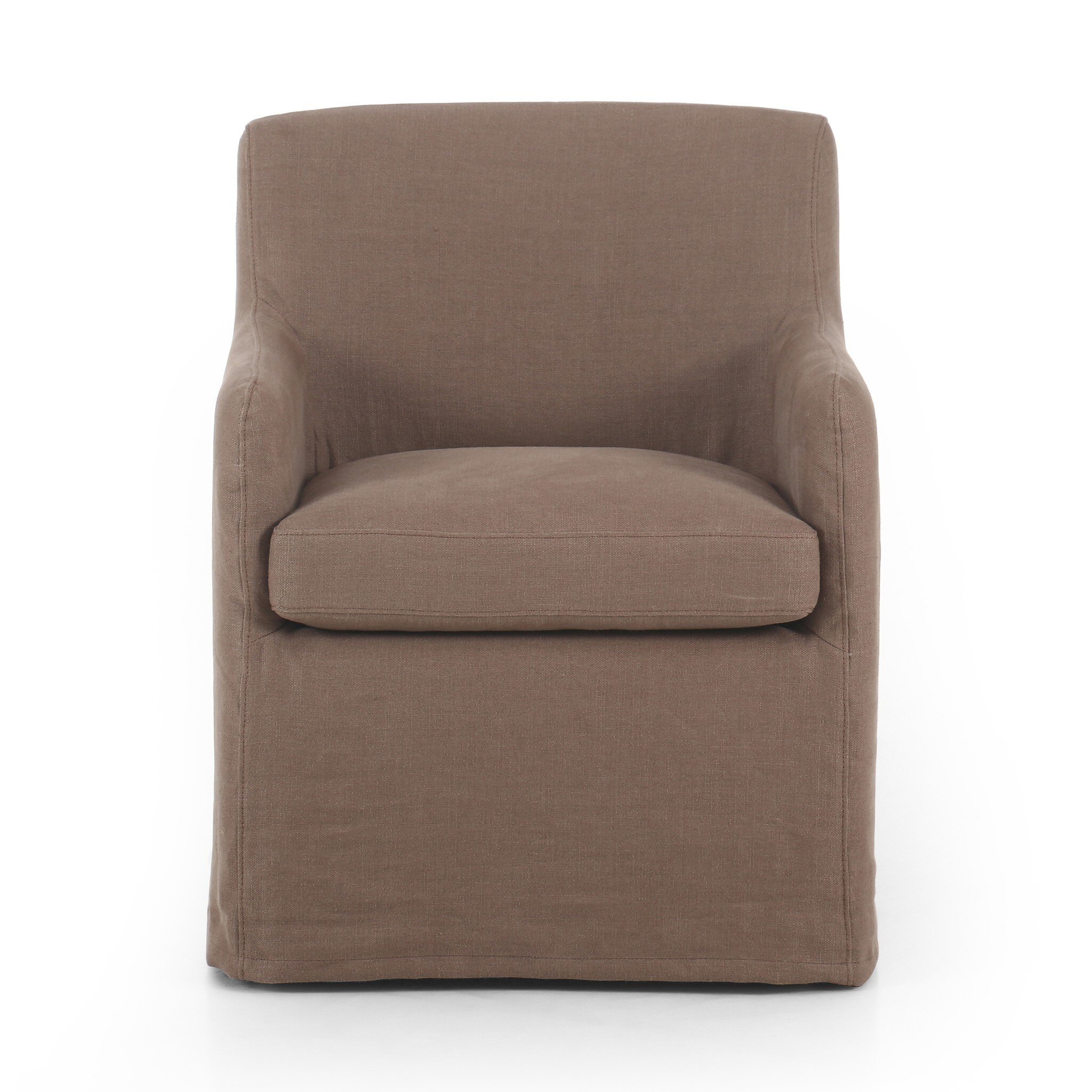 Four Hands Furniture Westcott Slipcover Dining Chair - Brussels Mushroom 238693-002
