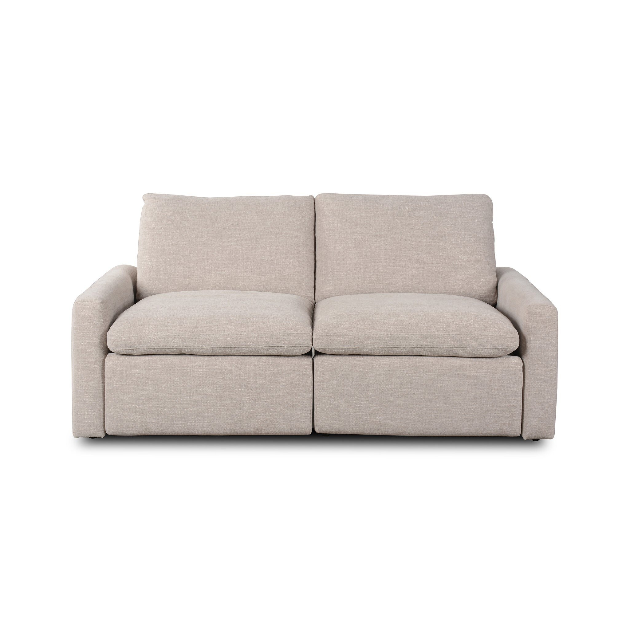 Four Hands Furniture Tillery Power Recliner 2-Piece Sectional - Laken Stone 238974-003