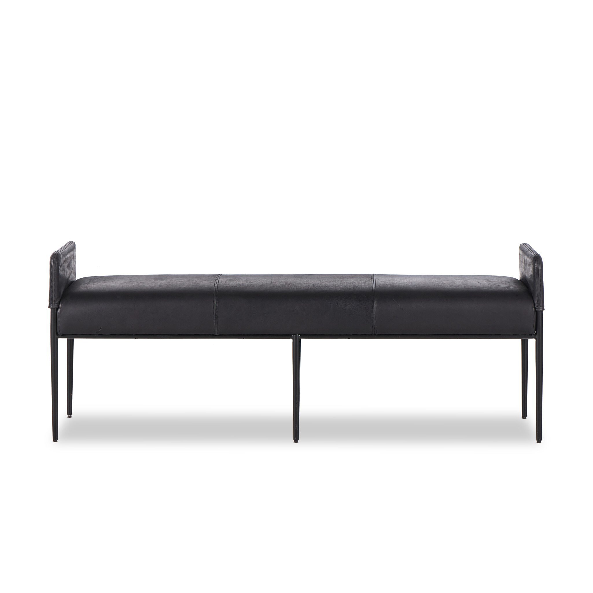 Four Hands Furniture Brickel Backless Bench - Heirloom Black 239077-001