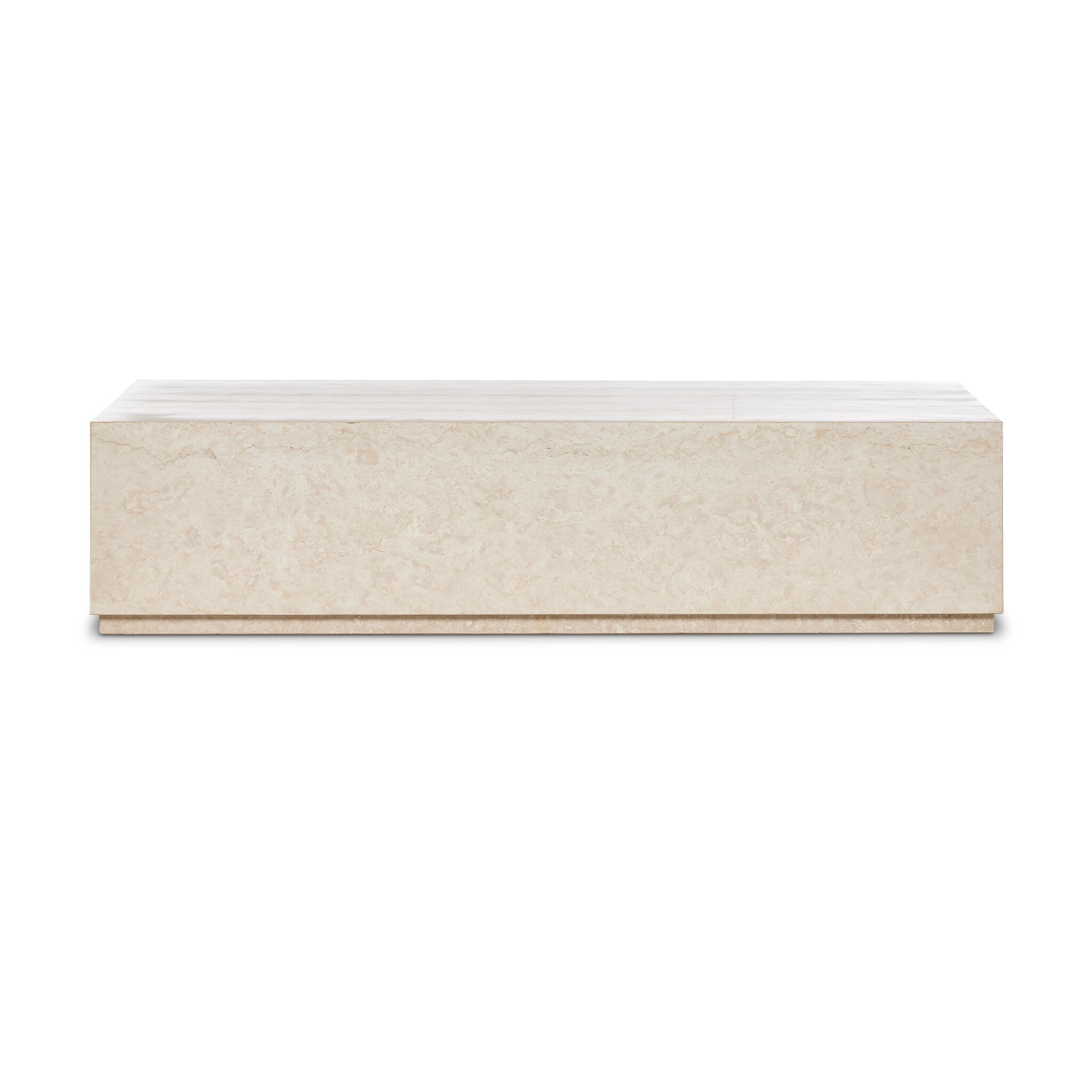 Four Hands Furniture Oakland Outdoor Rectangular Coffee Table - Outdoor Cream Marble 239146-002