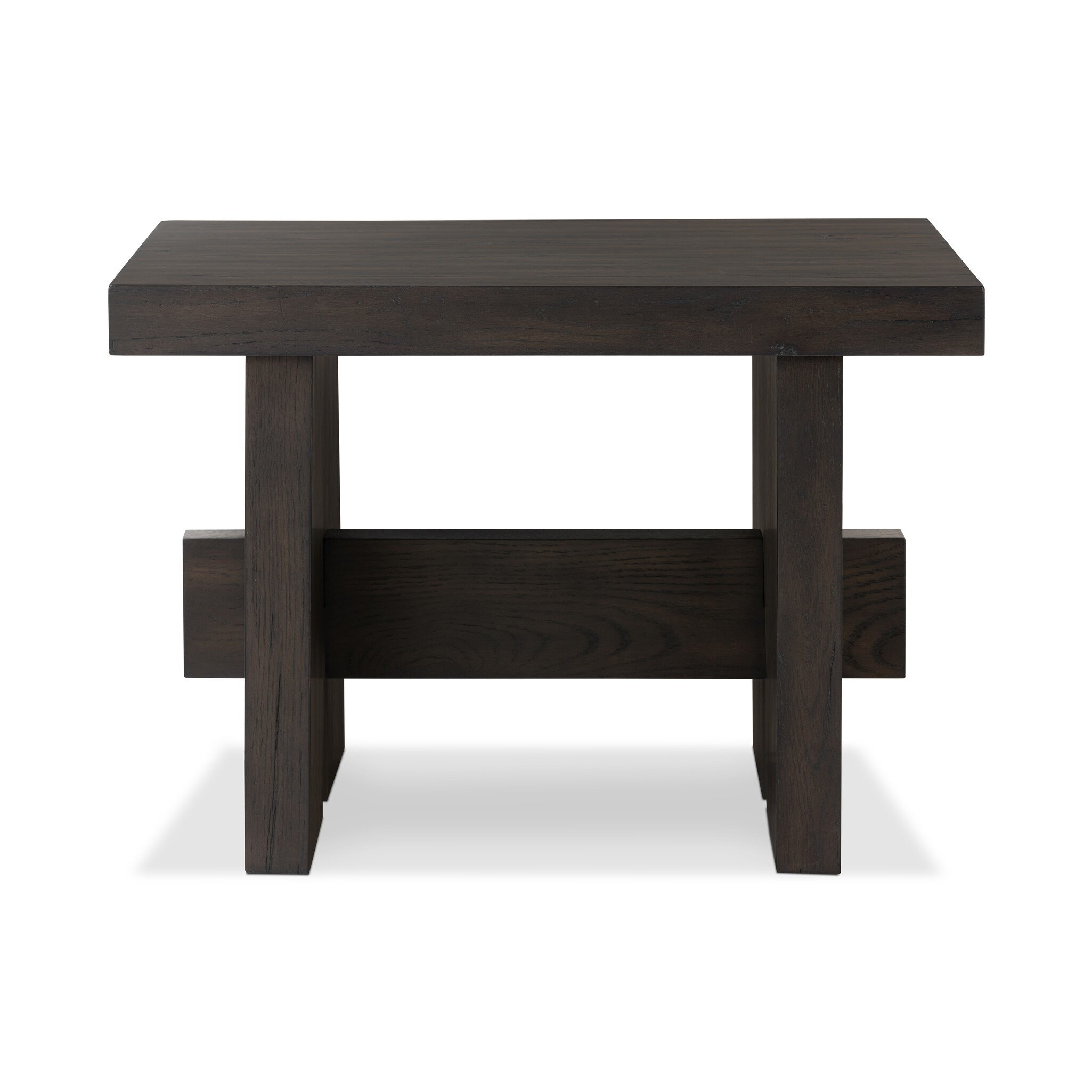 Four Hands Furniture Isaac End Table - Smoked Black Veneer 239194-001