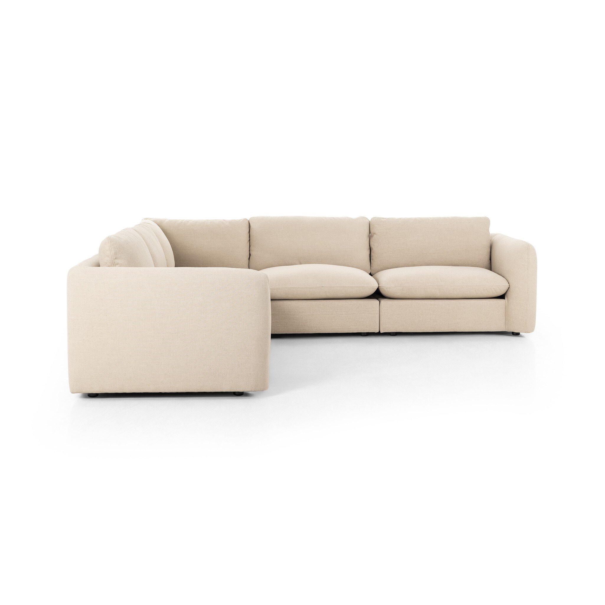 Four Hands Furniture Ingel 5-Piece Sectional - Antwerp Taupe 239342-001