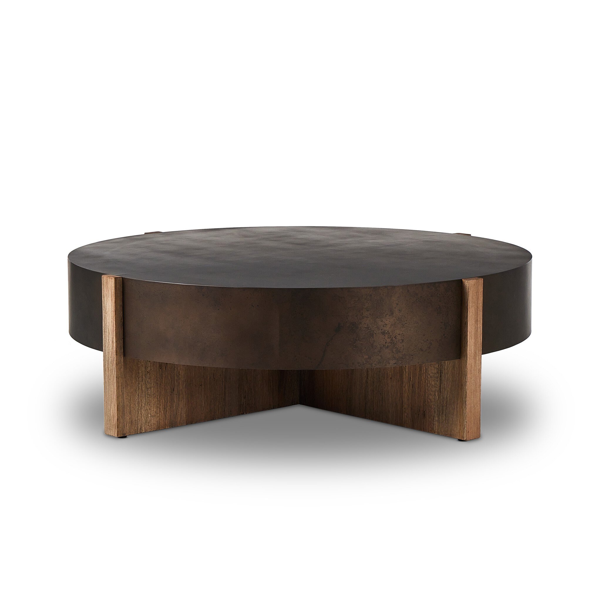 Four Hands Furniture Bingham Large Coffee Table - Distressed Iron 239681-001