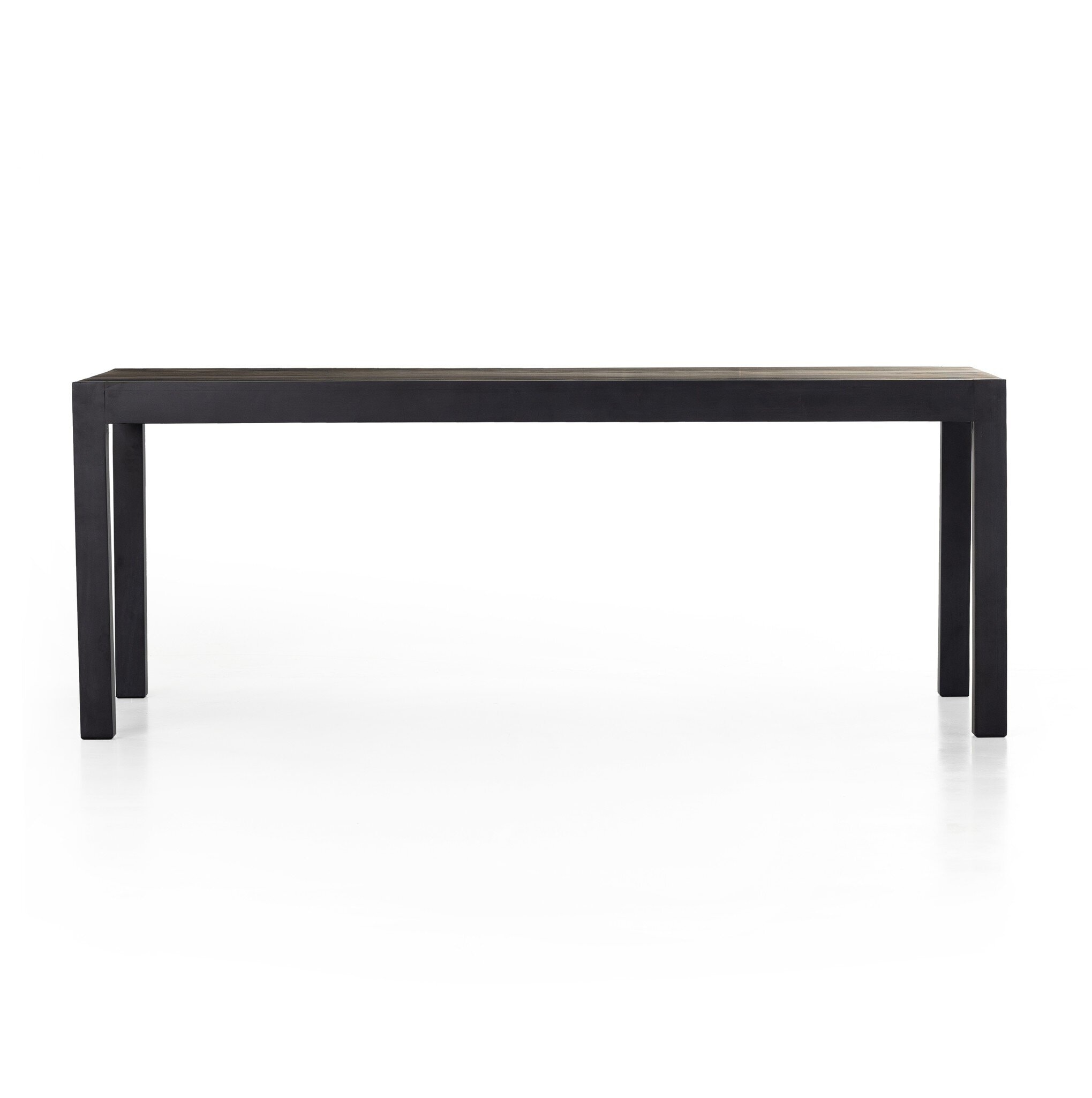 Four Hands Furniture Isador Dining Table-Black Wash Poplar 239732-001