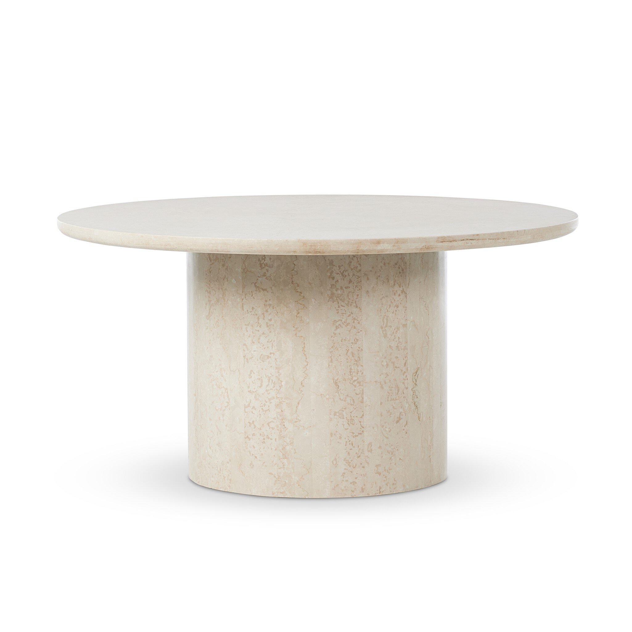 Four Hands Furniture Oakland Outdoor Dining Table - Outdoor Cream Marble 239743-002