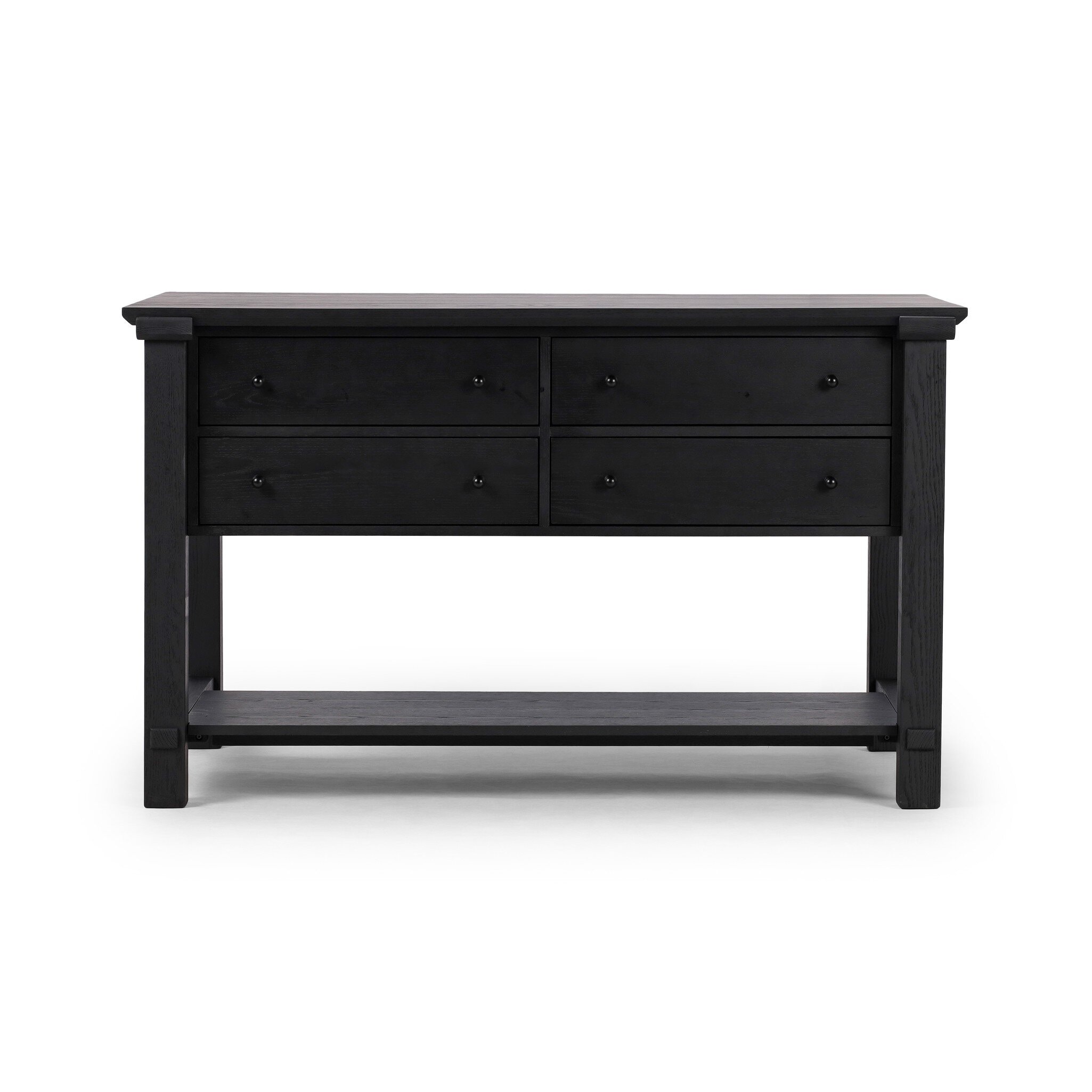 Four Hands Furniture Gardendale Small Kitchen Island - Stained Black Oak Veneer 239990-002